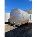 (Located In Springfield, MI) Paul Mueller 304 Stainless Horizontal Tank 12000 Gallon S/N 141375-6 L