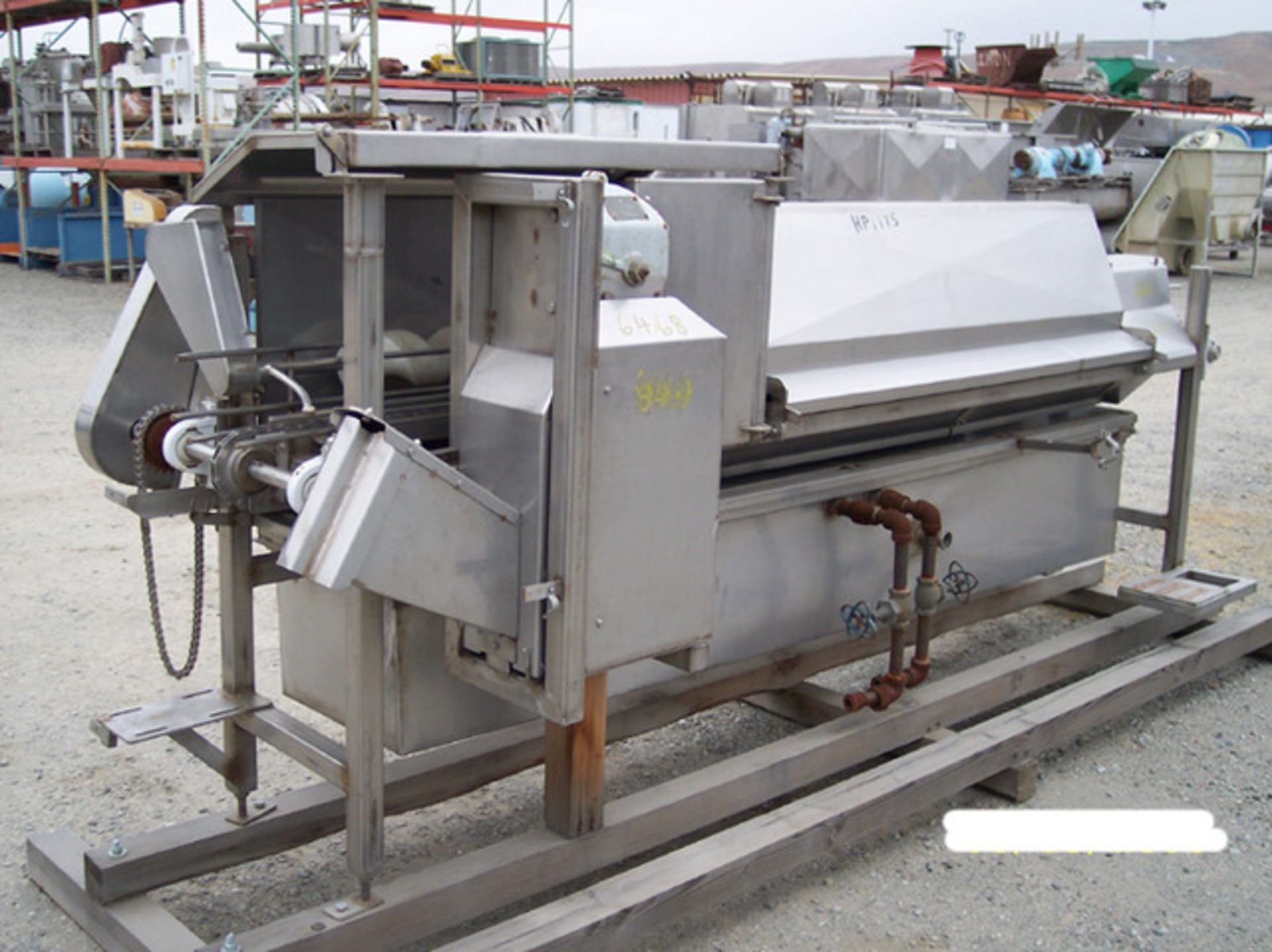 (Located in Morgan Hill, CA) Gravity Filler Over Flow, All S/S set on 603 x 700 Can, Has Timing Scre - Image 2 of 4