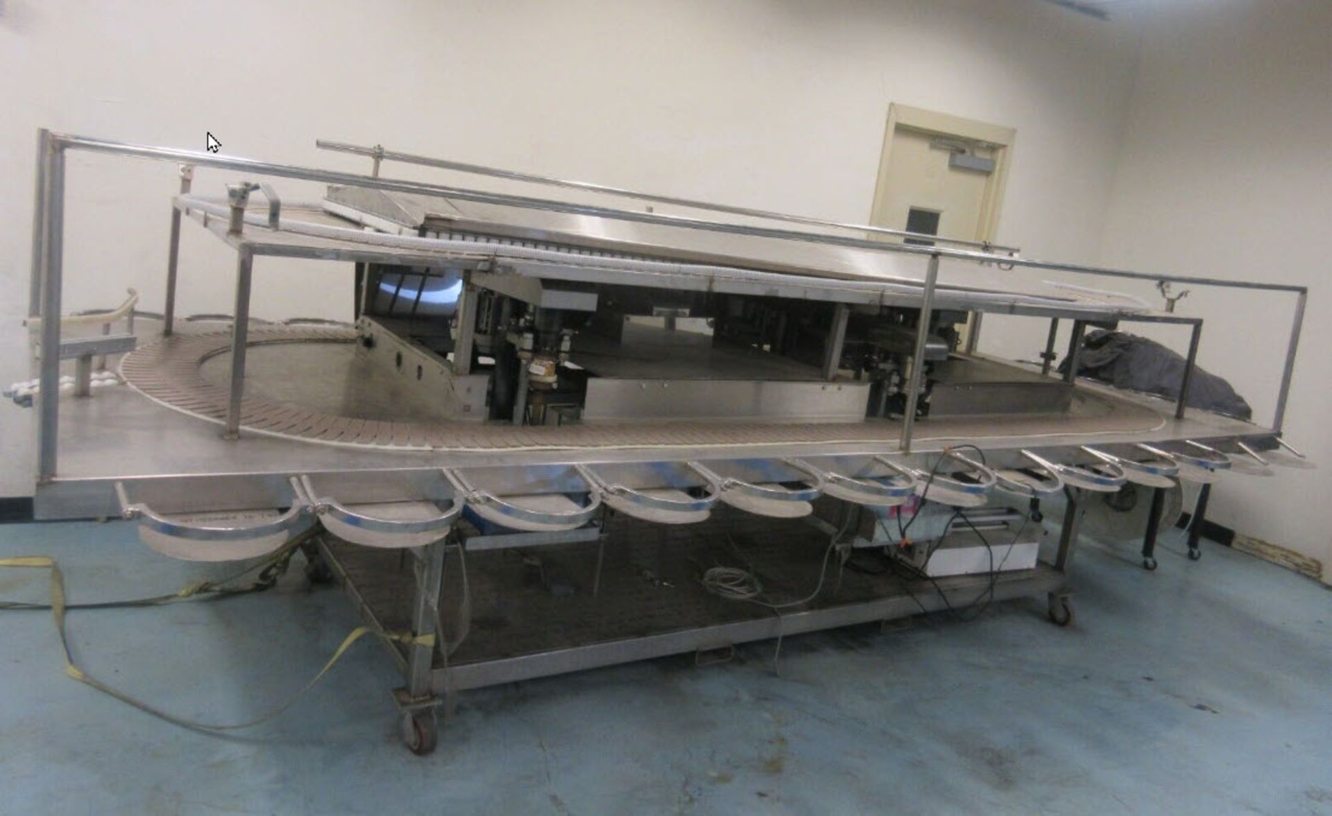 (Located in Hollister, CA) Clear Canning Machine with a Truckload of Supplies Empty Cans with Lids