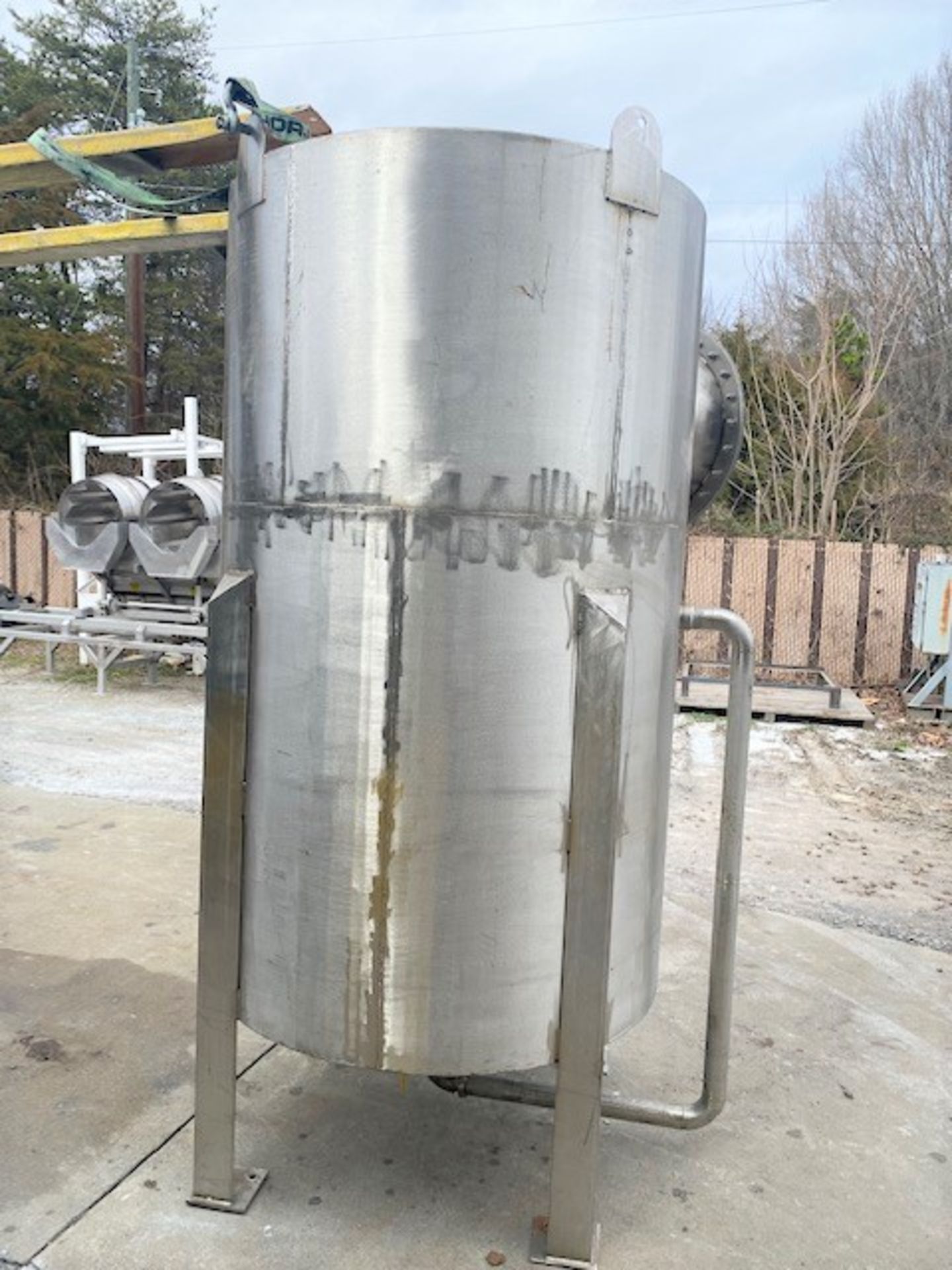 Lot Location: Greensboro NC 600 GALLON STAINLESS STEEL TANK - Image 3 of 12