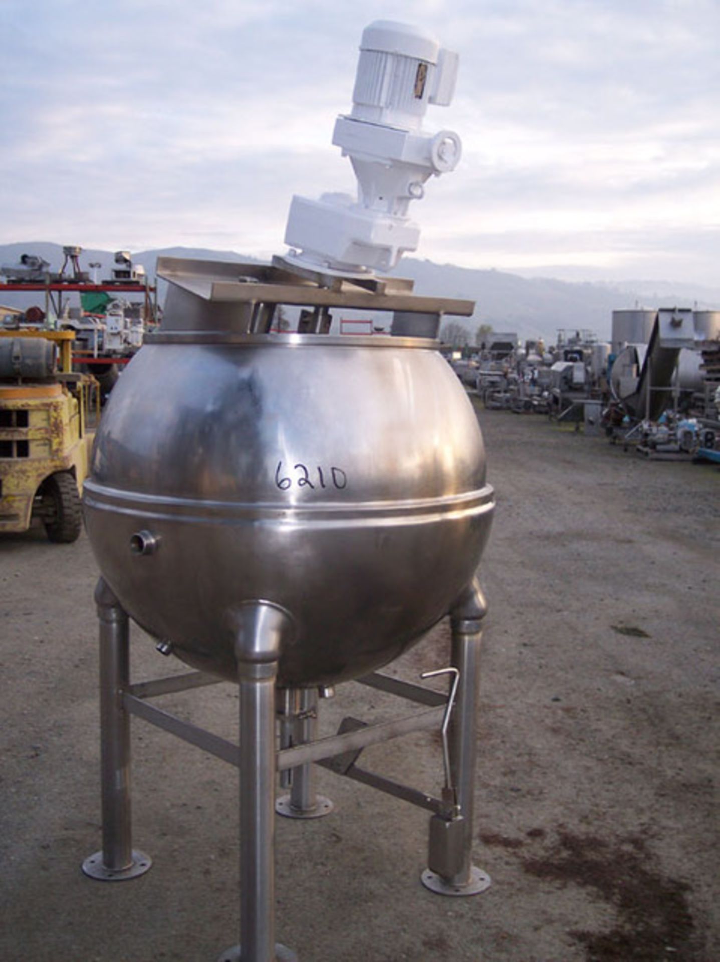 (Located in Morgan Hill, CA) Groen Kettle, Model INA-150, SN 129250, Groen Steam Jacketed Kettle - Bild 2 aus 7