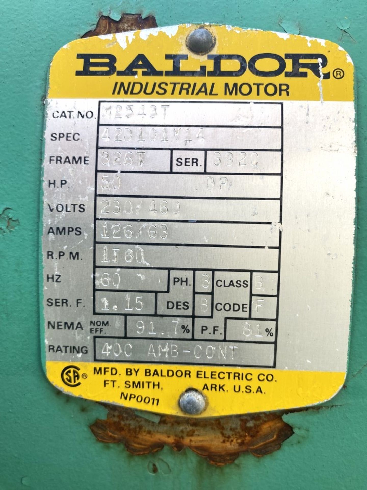 Lot Location: Greensboro NC 50 HP ROOTS ROTARY LOBE VACUUM BLOWER MODEL 1639 RGS-HVB HIGH VACUUM BOO - Image 10 of 14