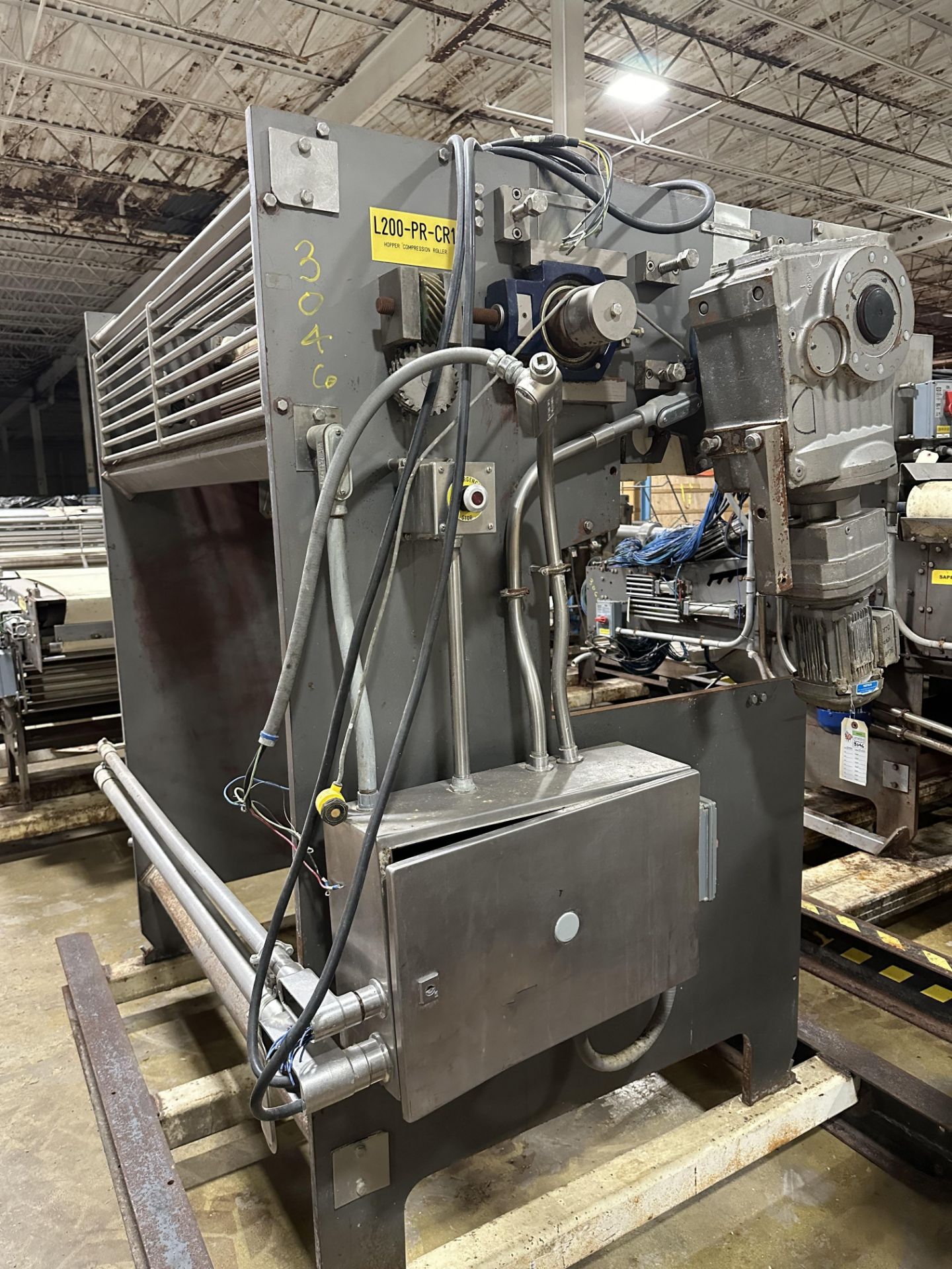 (Located In Springfield, MI) 2-Roll Dough Feeder for Spooner Vickers Line - Image 6 of 6