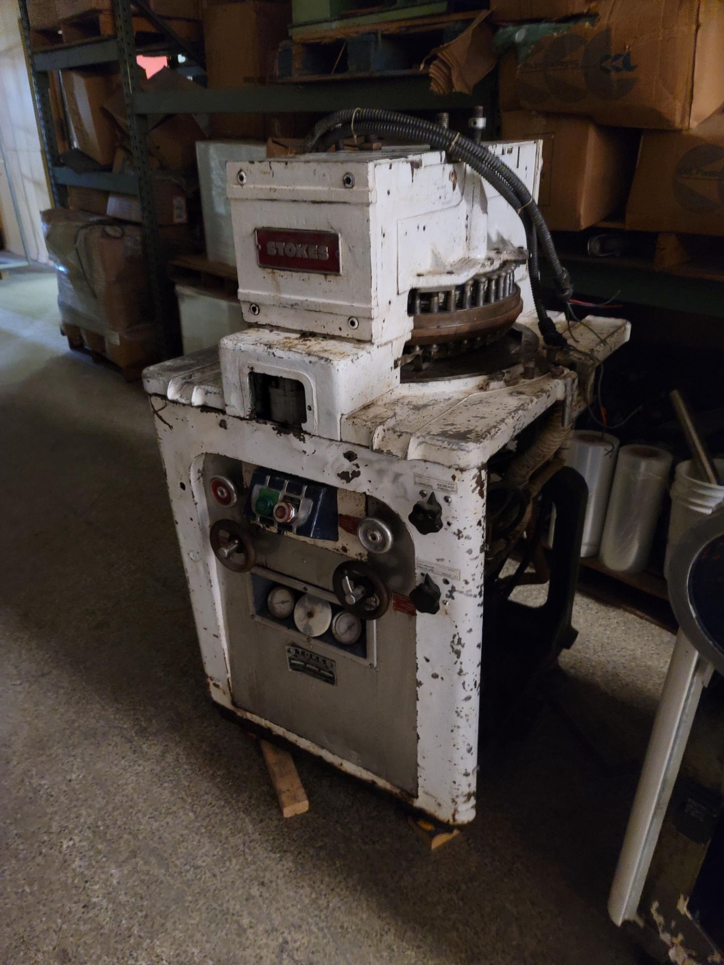 (Located in Belle Glade, FL) STOKES TABLET PRESS, Loading/rigging fee: $100