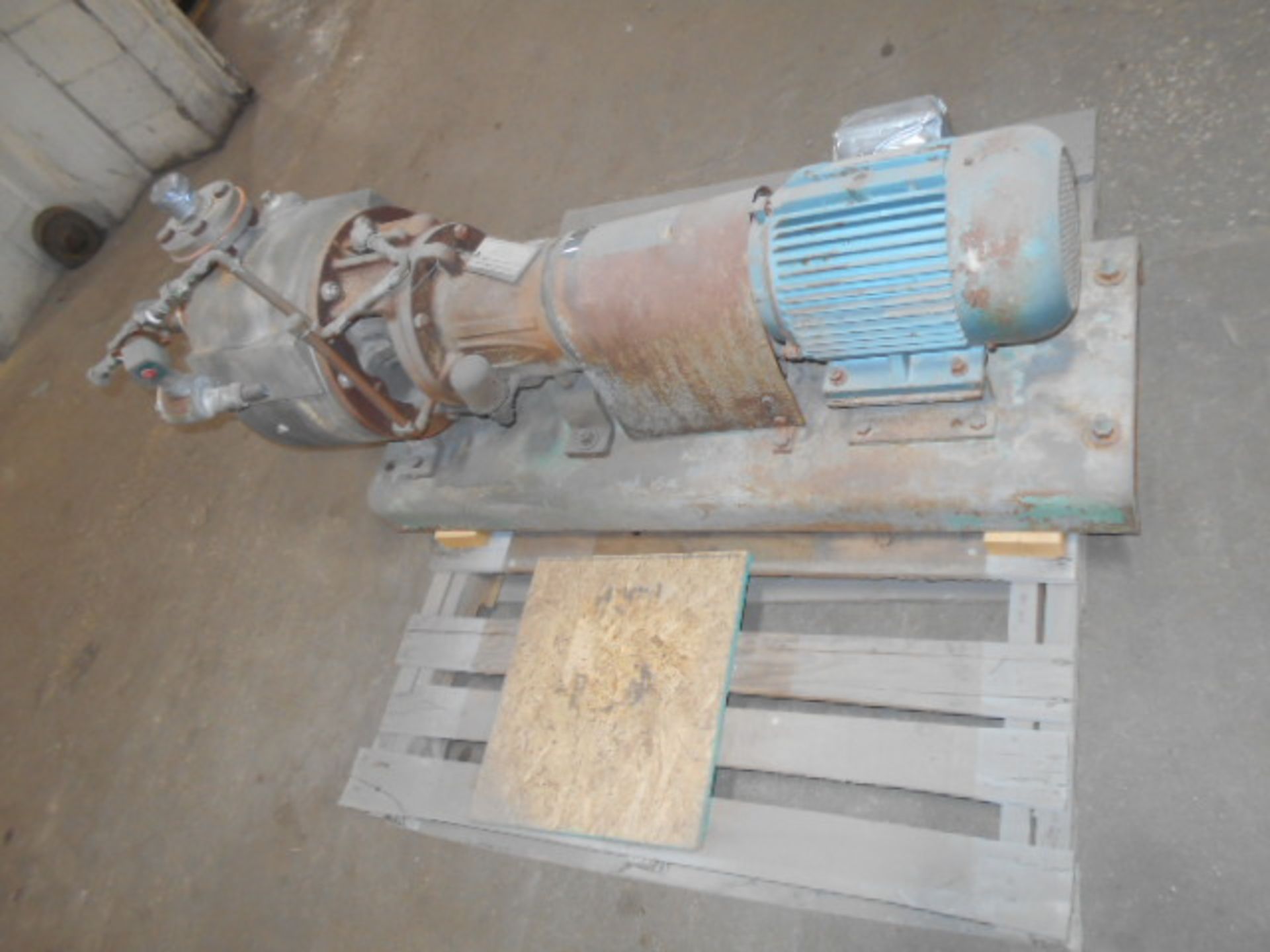 Lot Location: Newton KS - Duriron Canada inc. stainless steel pump 45 gpm, Model p-101 size 2x1-1/