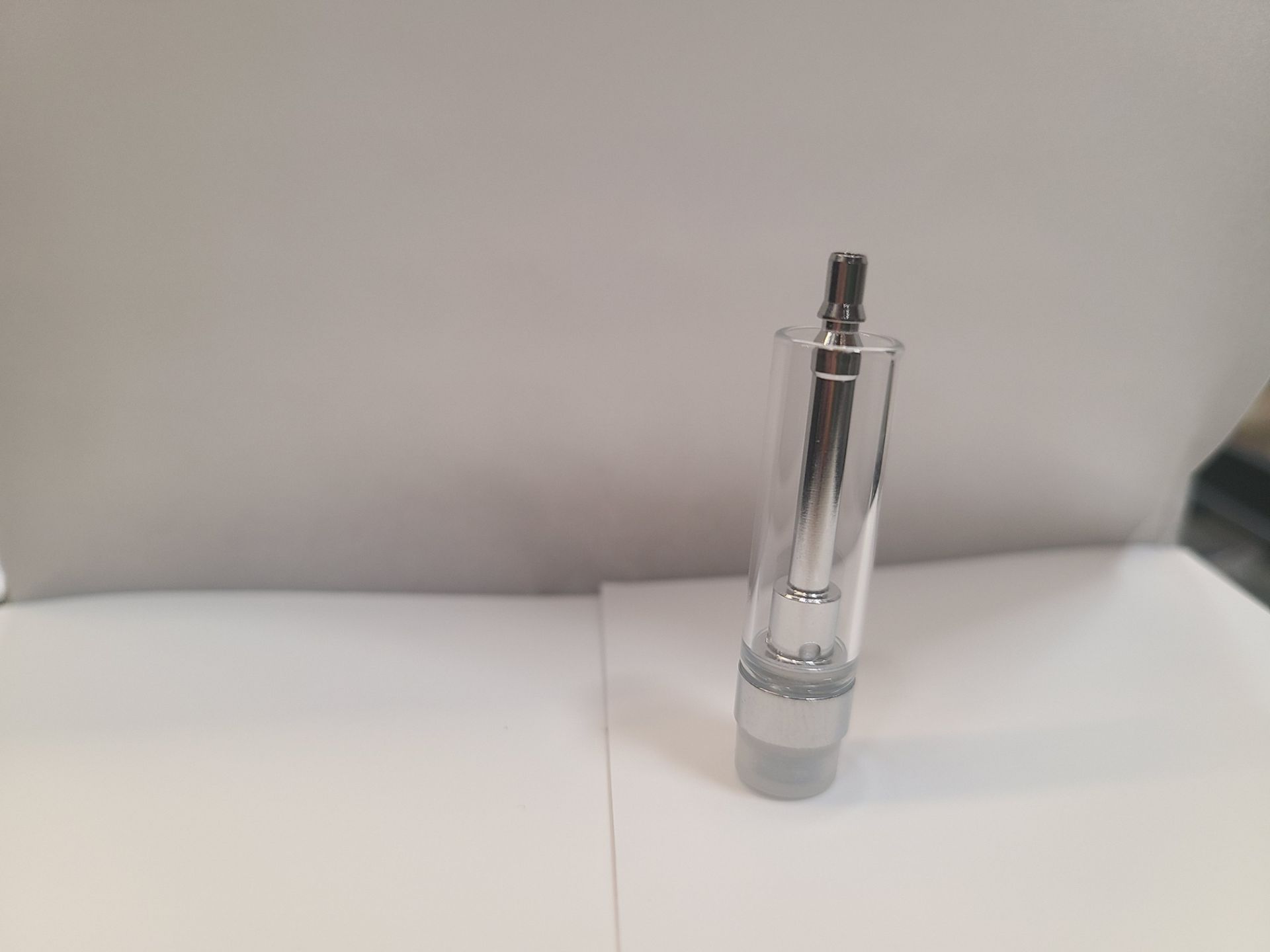 (Located in Moreno Valley, CA) Pollen Tech Glass Body Screw-In Cartridge - 1.0 Gram 1.8mm, Qty 500