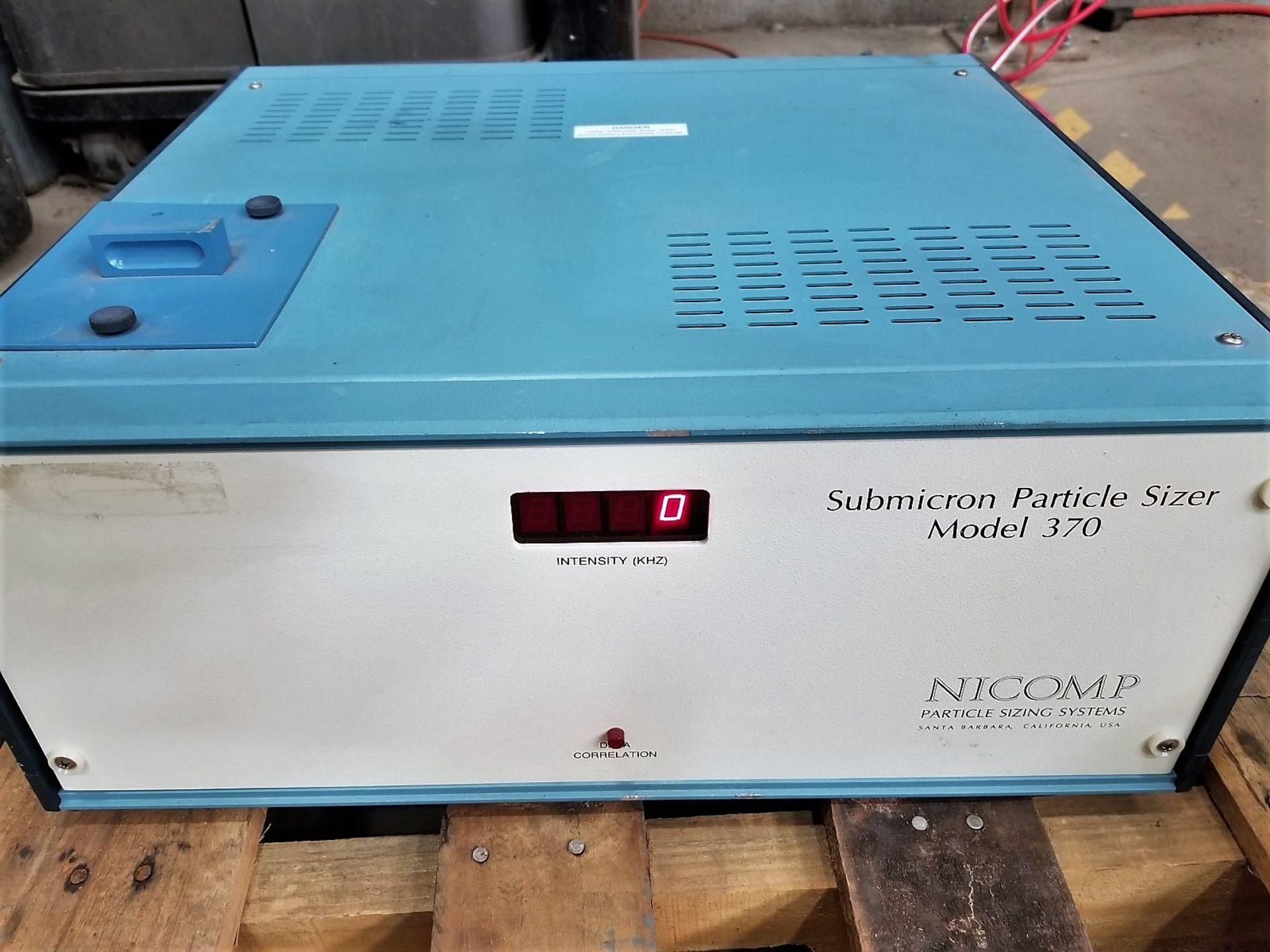 Lot Location: Greensboro NC Used Nicomp Submicron Particle Sizer Sizing System Ð Model 370