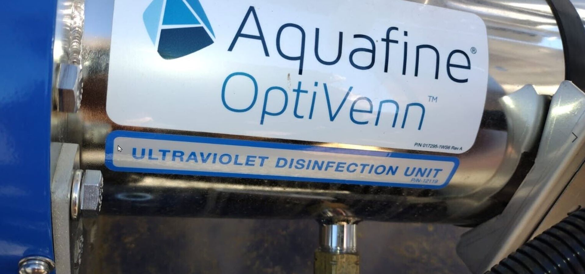 (Located in Hollister, CA) Aquafine Optivenn Type 02CDM Ultraviolet Disinfection Unit - Bild 3 aus 15