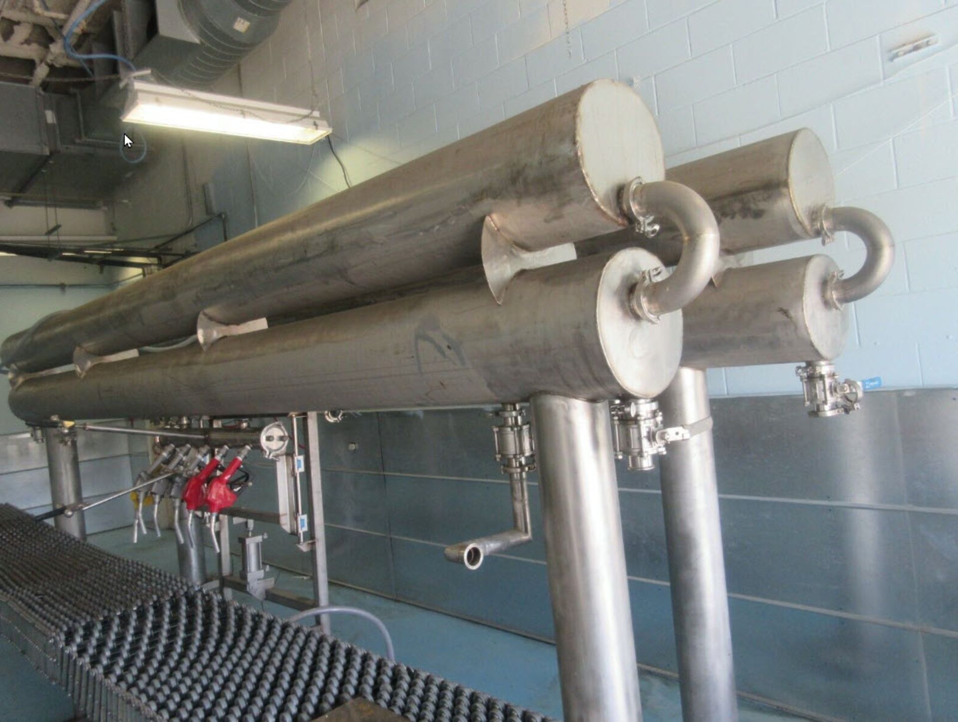 (Located in Hollister, CA) Stainless Steel Liquid Filling Station with 7 Totes Food Grade - Image 3 of 12