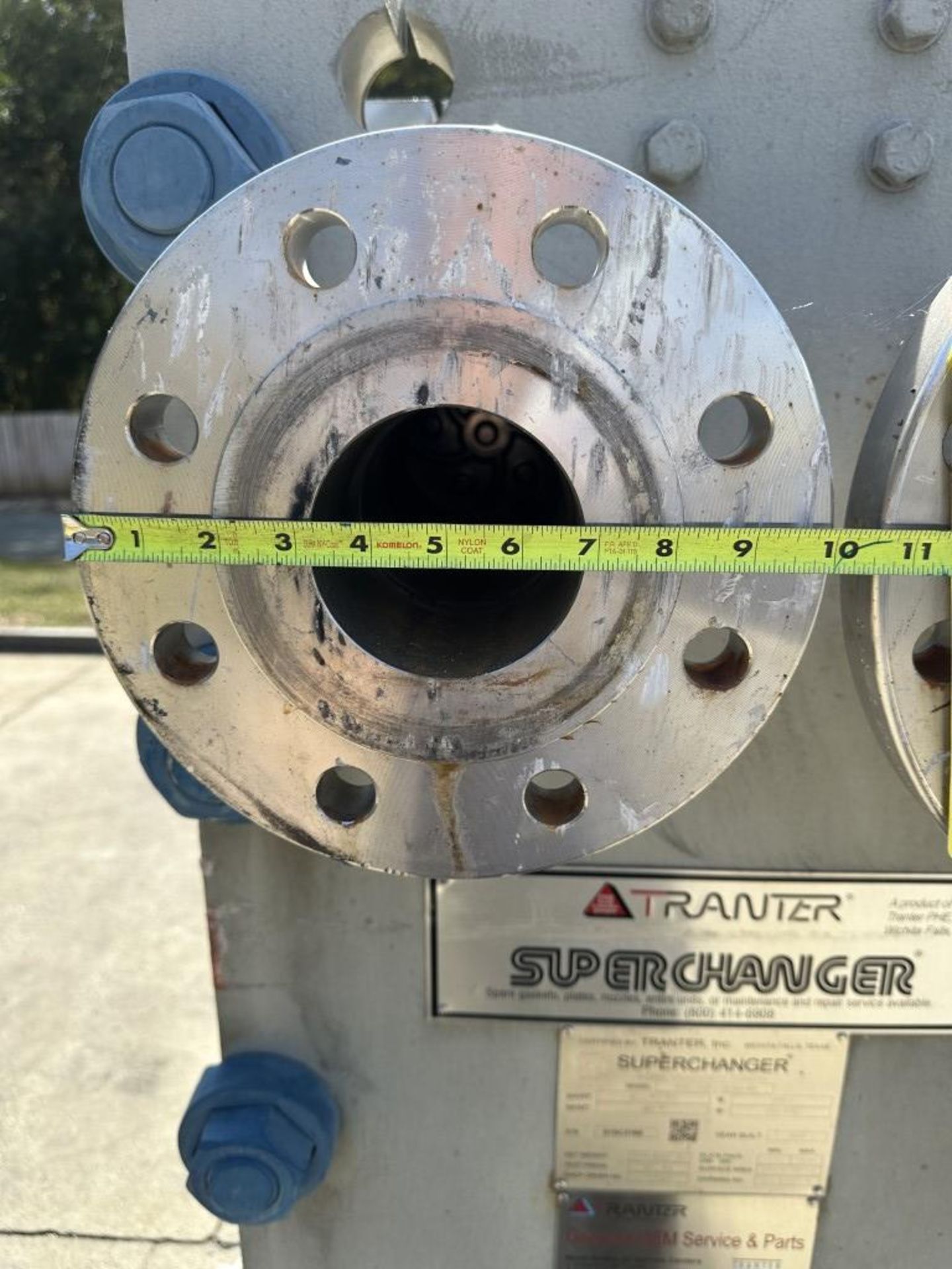 Lot Location: Greensboro NC 273.9 SQ. FT. TRANTER PLATE HEAT EXCHANGER ''SUPERCHANGER'' - Image 10 of 12