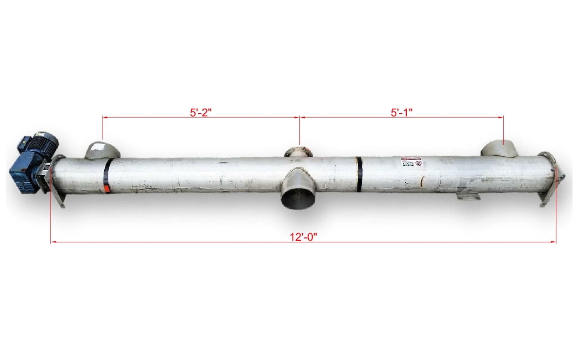 Lot Location: Greensboro NC Unused METALFAB 8_ Diameter [Center discharge] Stainless Steel Screw Con - Image 9 of 12