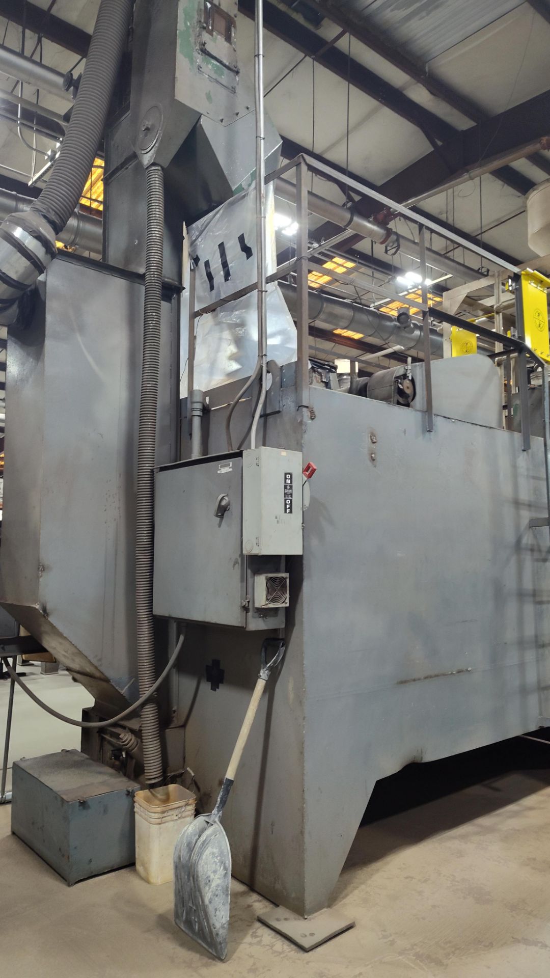 (Located in Austell, GA) Wheelabrator Table Blaster, Loading/Rigging Fee: $1650 - Image 2 of 7