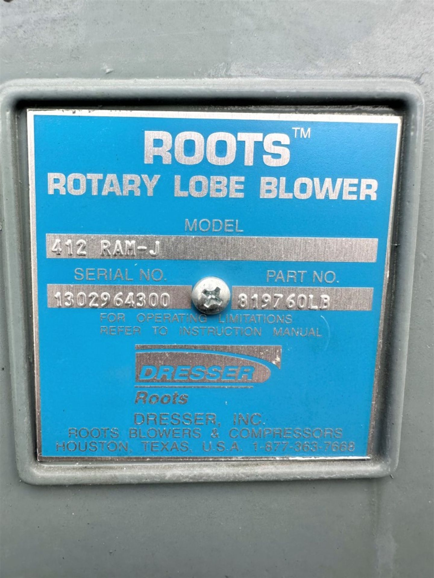 Lot Location: Greensboro NC 50 HP ROOTS BLOWER PACKAGE MODEL 412 RAM-J - Image 10 of 22