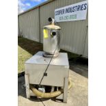 Lot Location: Greensboro NC 50 CUBIC FOOT PREMIER STAINLESS STEEL PORTABLE TOTES WITH VACUUM HOPPER