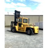 Lot Location: Greensboro NC 20,000 LB CAPACITY CLARK MODEL CHY205S DIESEL PNEUMATIC TIRE FORKLIFT; S