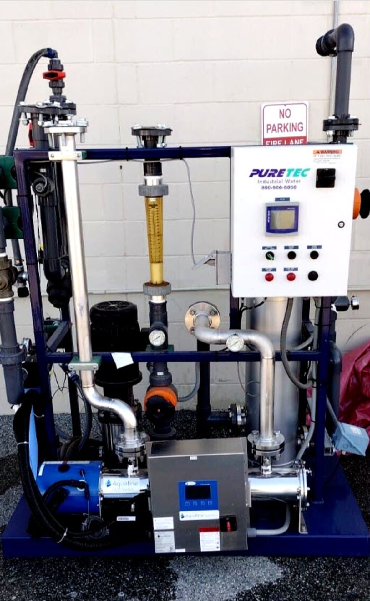 (Located in Hollister, CA) Aquafine Optivenn Type 02CDM Ultraviolet Disinfection Unit