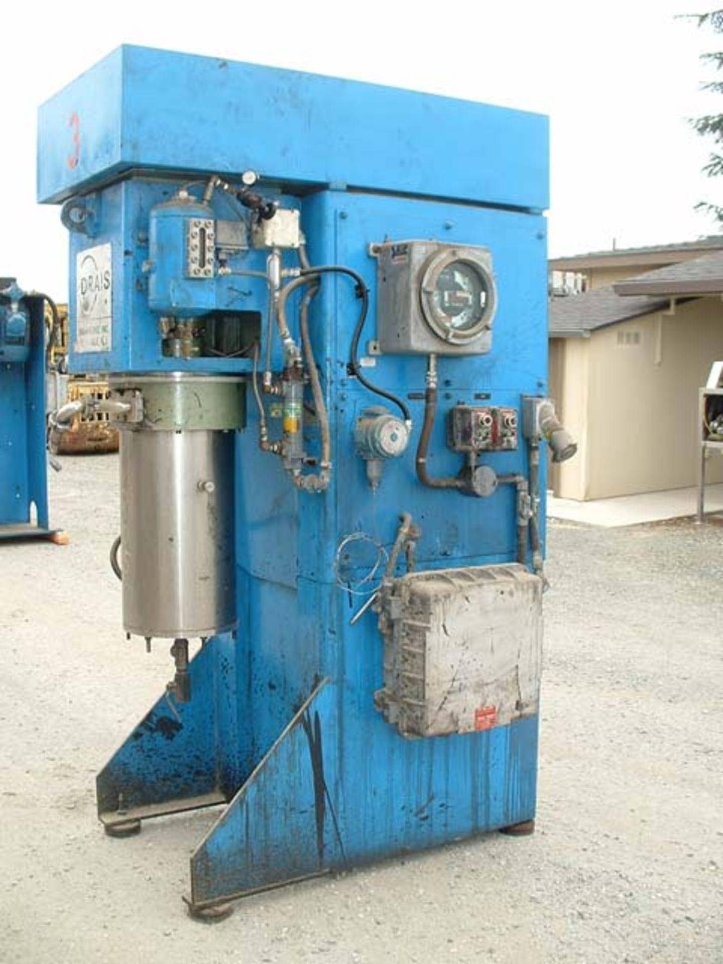 (Located in Morgan Hill, CA) Drais Mill, Model PM-25-TEX-V, SN 53213, Vertical Pearl Mill, 30 HP 230 - Bild 2 aus 3