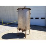 Lot Location: Greensboro NC Used 500 GALLON STAINLESS STEEL TANK with Internal Coil