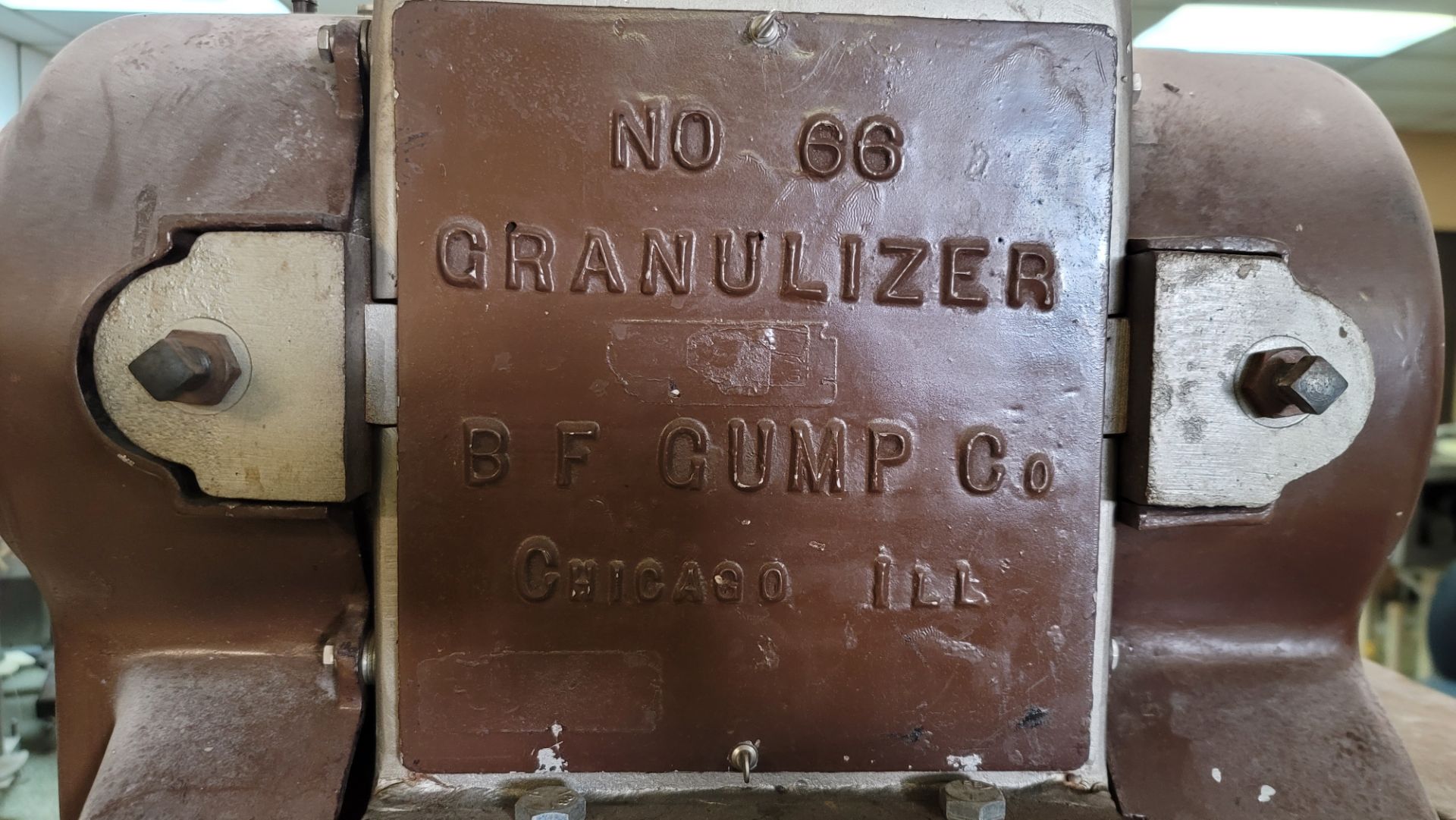 (Located in Belle Glade, FL) GUMP COFFEE GRANULIZER, MODEL: 66-D, SERIAL M-433, Rigging/Loading Fee - Image 6 of 9