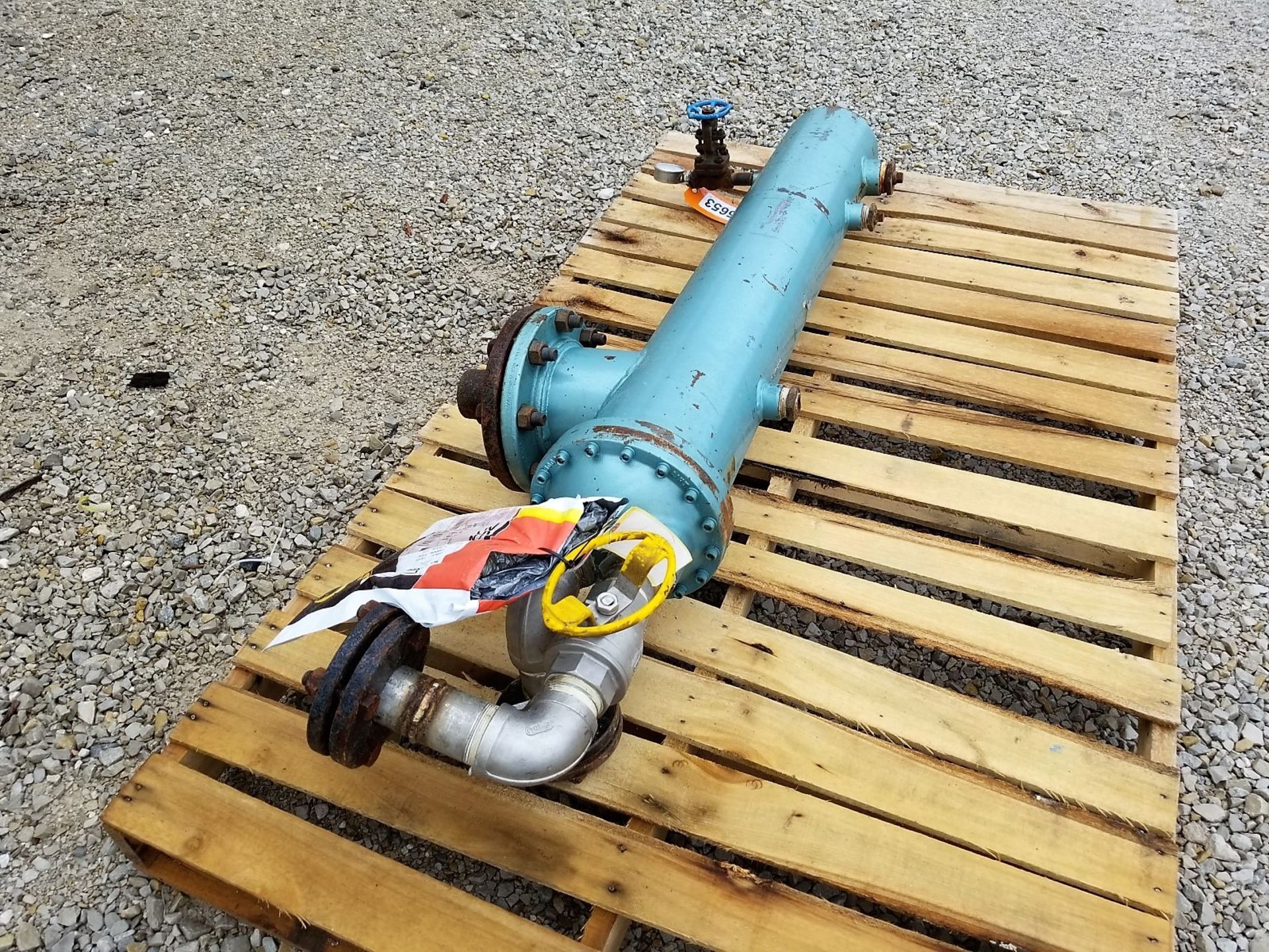Lot Location: Greensboro NC AMERICAN INDUSTRIAL HEAT TRANSFER INC. Shell & Tube Heat Exchanger - Image 2 of 9