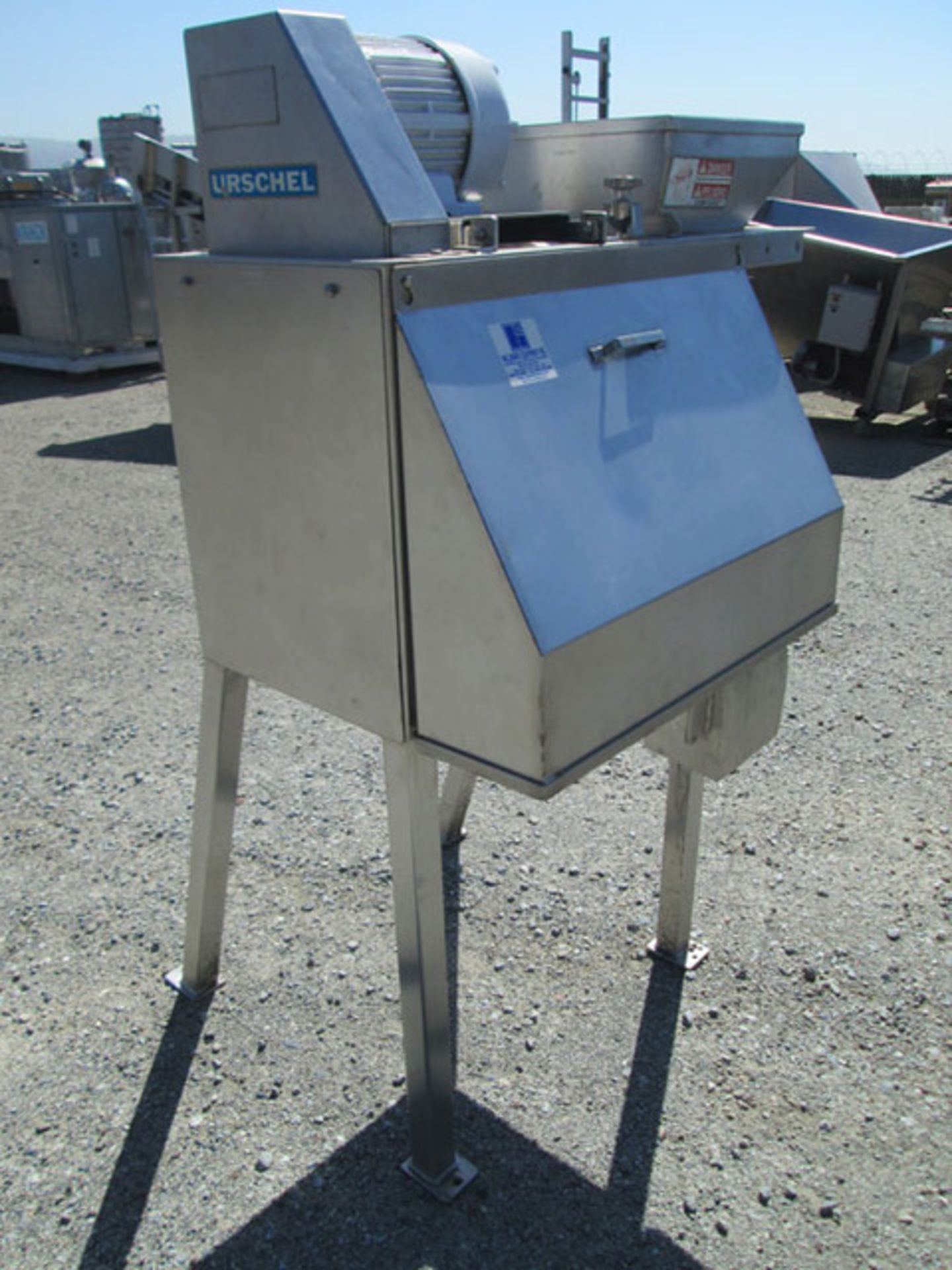 (Located in Morgan Hill, CA) Urschel Dicer, Model RA-A, SN 479, Set 1/4" Dice, 3 HP Motor - Image 6 of 6