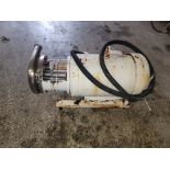 (Located in Belle Glade, FL) 20HP CENTRIFUGAL PUMP 3" INLET 1.5" OUTLET, Loading/Rigging Fee: $25