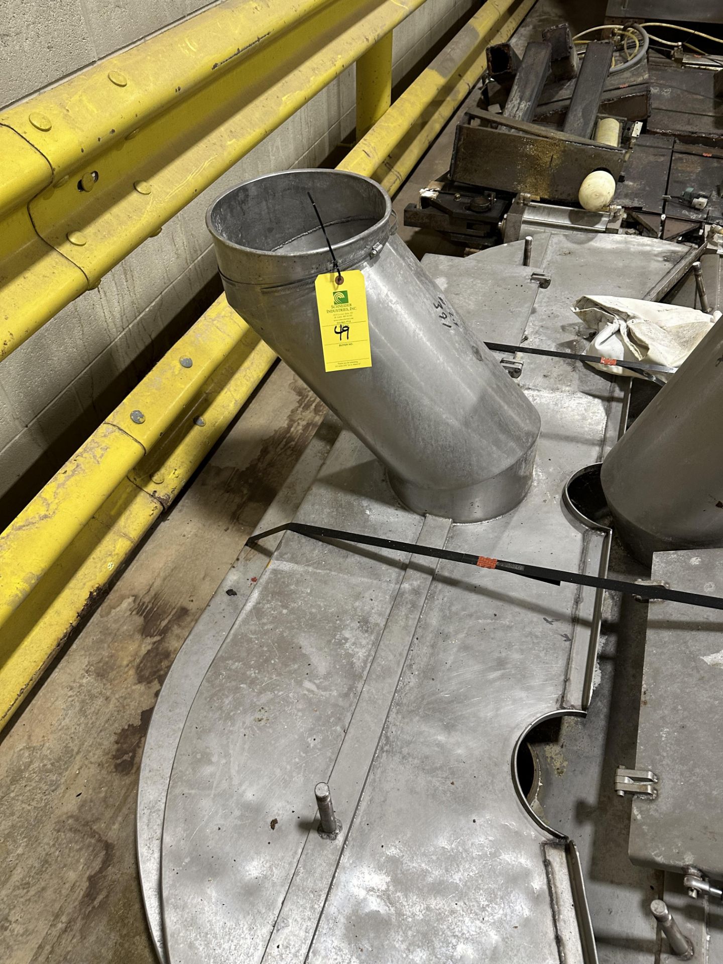 (Located In Springfield, MI) Thomas L Green 3 Spindle Mixer with 2 Troughs - Image 8 of 12