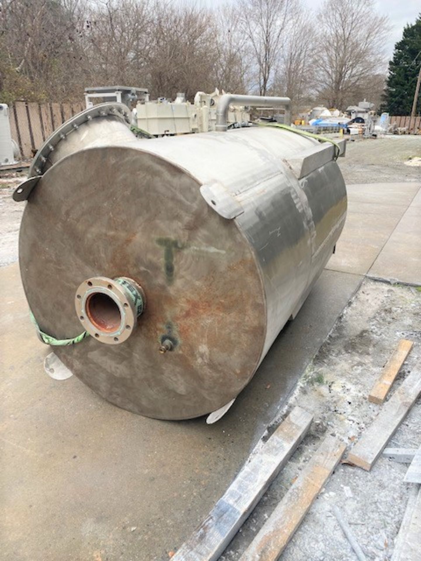 Lot Location: Greensboro NC 600 GALLON STAINLESS STEEL TANK - Image 7 of 12