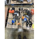 (Located In Springfield, MI) Lot of 1/4 Ton Hoists