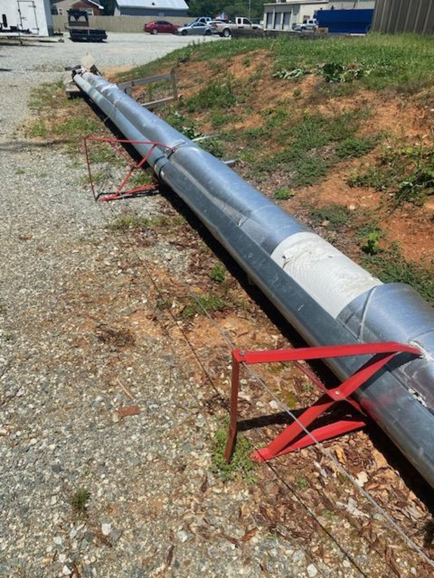 Lot Location: Greensboro NC 9'' DIAMETER X 53'' LONG, 20 HP TUBULAR INCLINED SCREW CONVEYOR AUGER. - Image 3 of 8