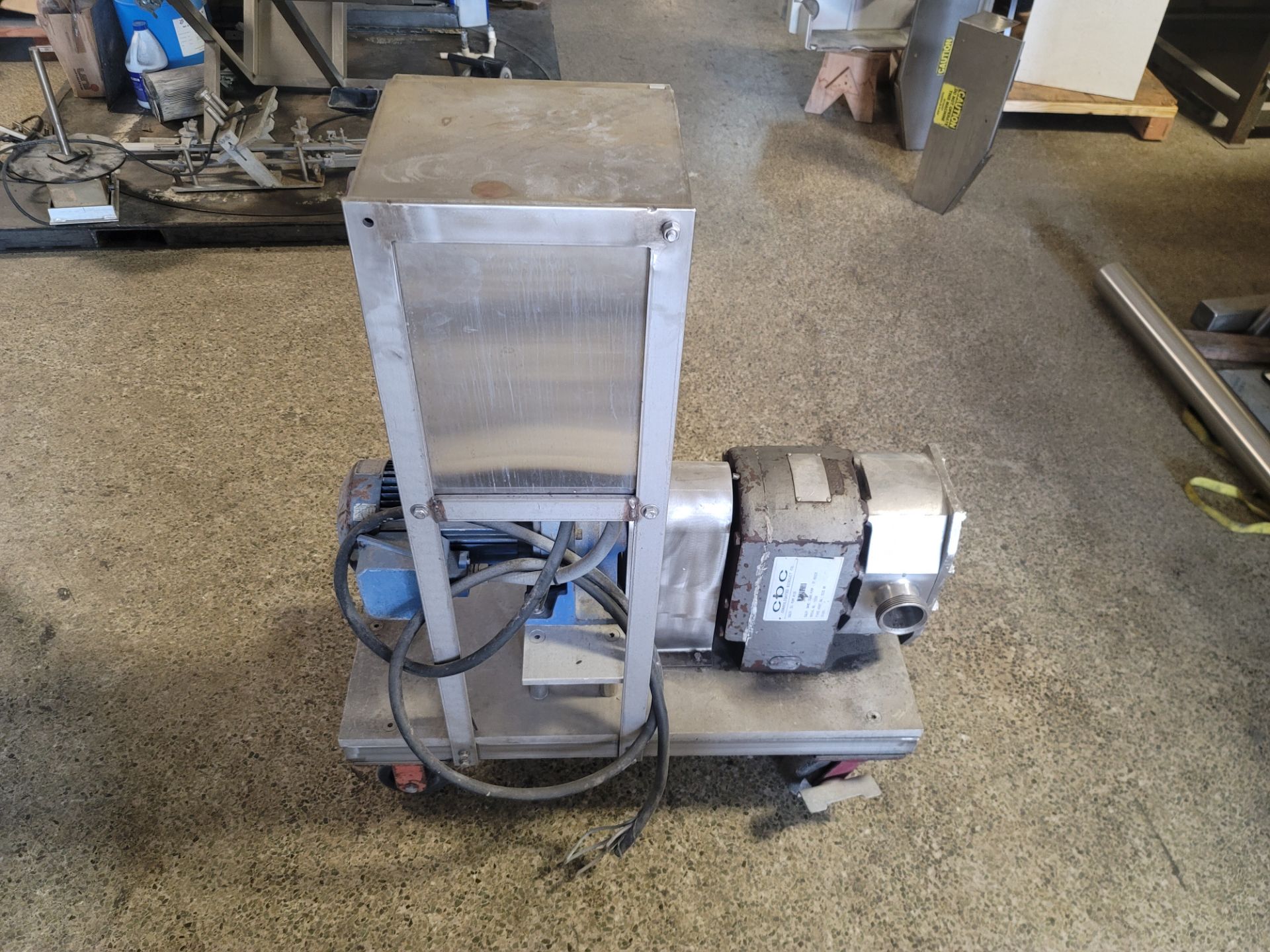 (Located in Belle Glade, FL) 3HP POSITIVE DISPLACEMENT PUMP, Loading/Rigging Fee: $25 - Bild 2 aus 5