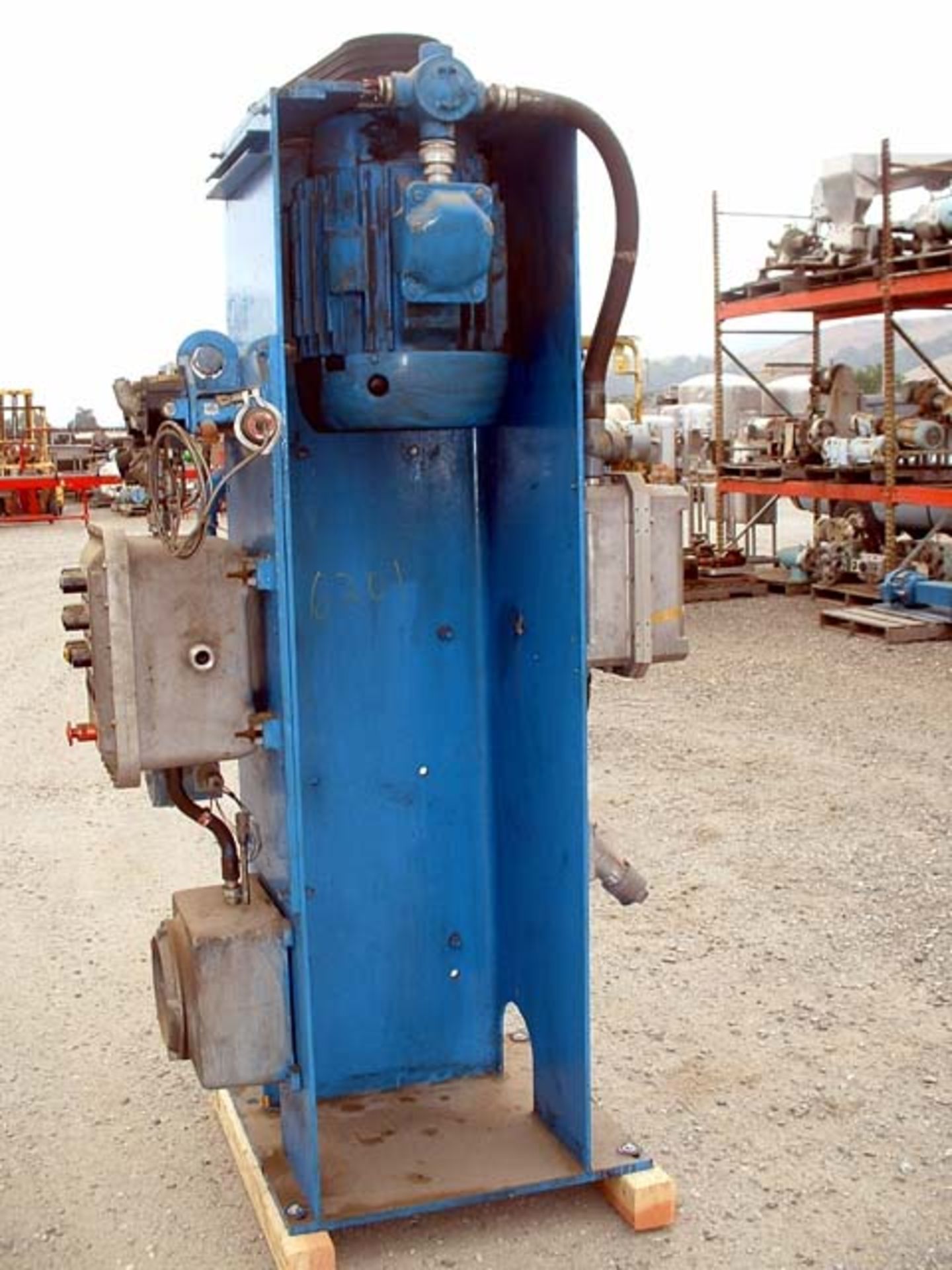 (Located in Morgan Hill, CA) Morehouse Media Hill 30 HP 1750 RPM 220/440 3 Phase Motor with UL Tag
