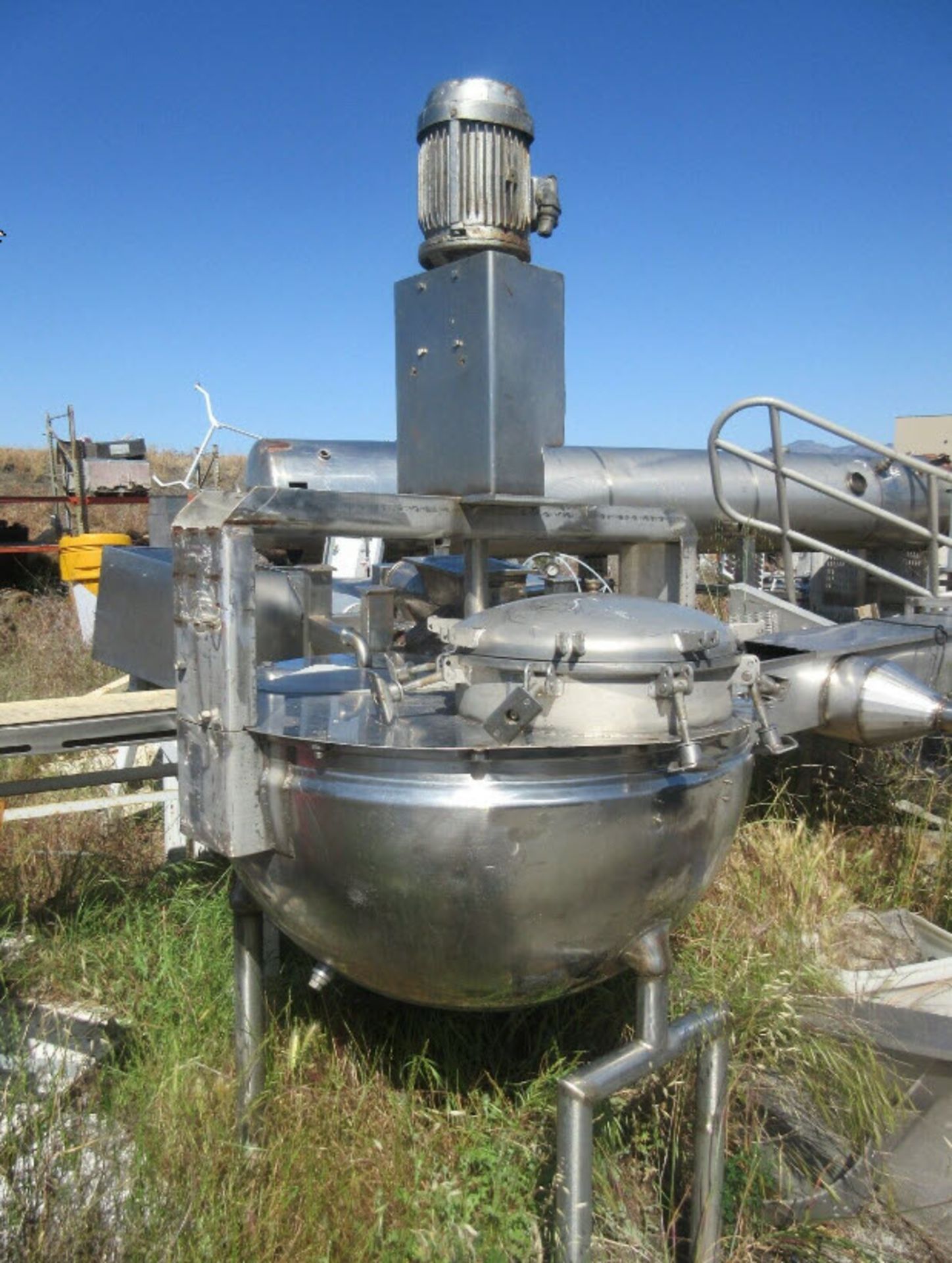 (Located in Hollister, CA) Groen GT-100 Jacketed Kettle, Rigging Fee: $100 - Bild 5 aus 12