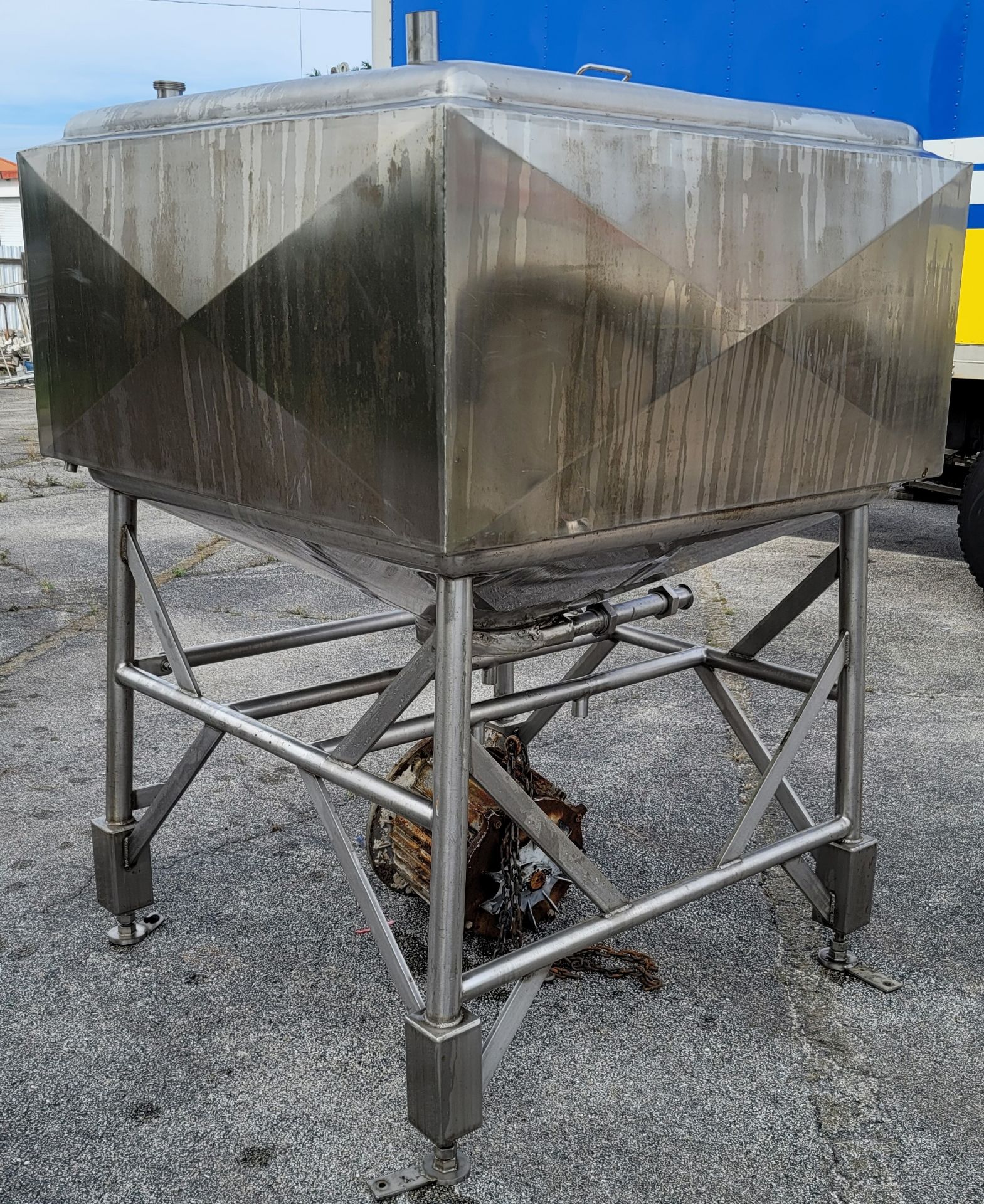 (Located in Belle Glade, FL) BREDDO 250GAL JACKETED LIQUIFIER, SERIAL: 05-591-AD, Rigging/Loading