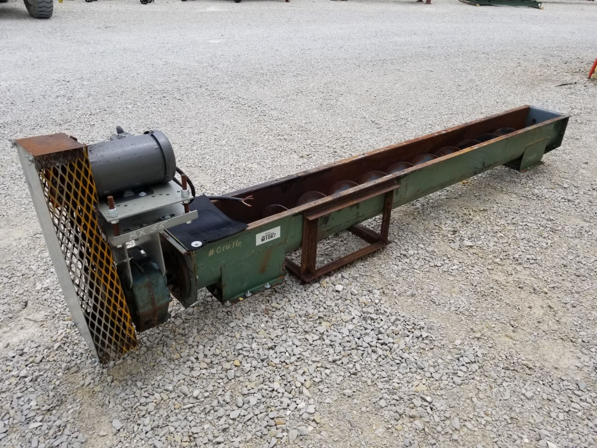 Lot Location: Greensboro NC 9" Diameter X 10' Long Screw Conveyor Ð Carbon Steel Ð Used