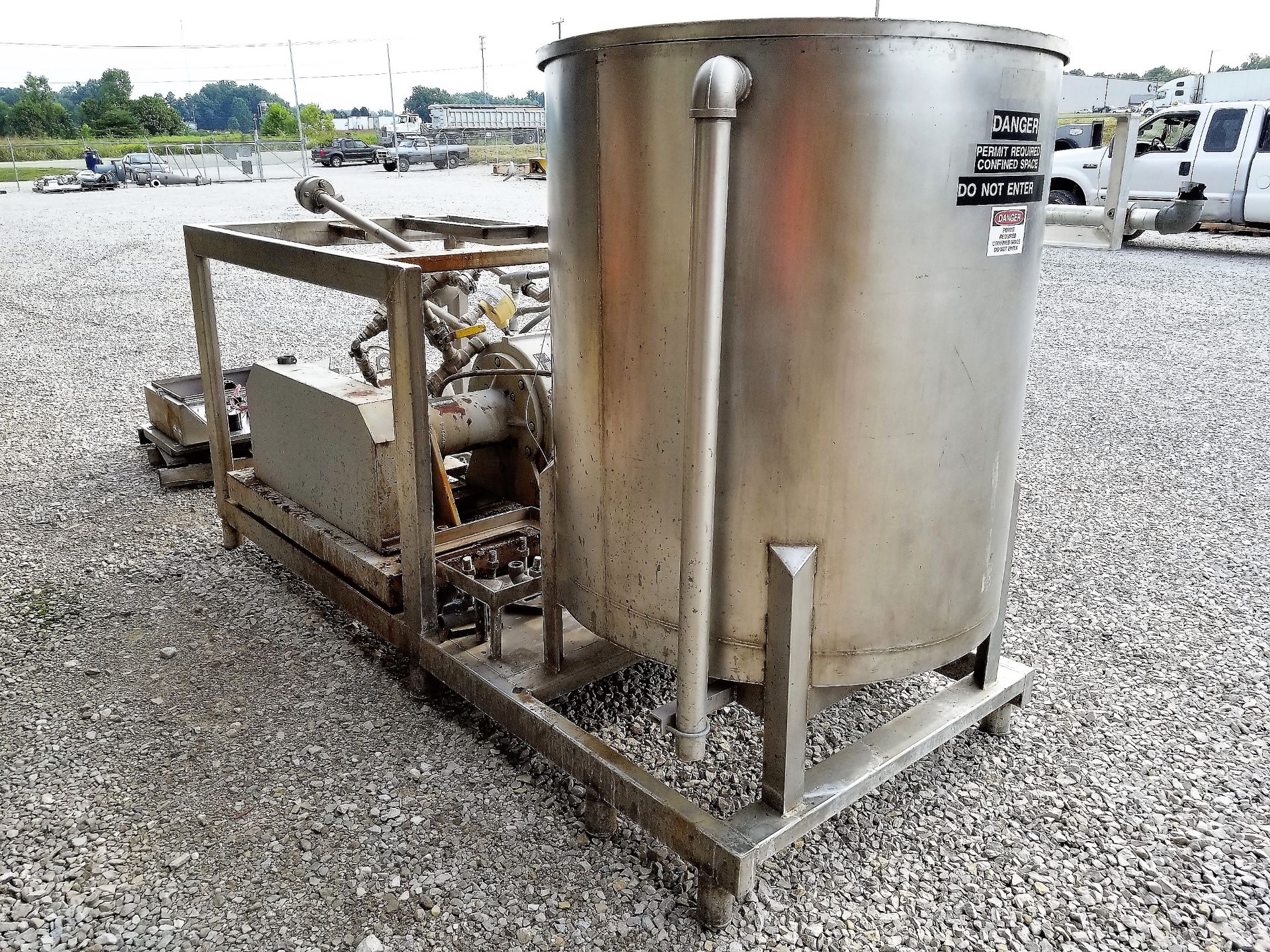 Lot Location: Greensboro NC Used Chemidyne Commander Power Wash Cleaning System WITH 30HP KOBE Roto- - Image 7 of 13
