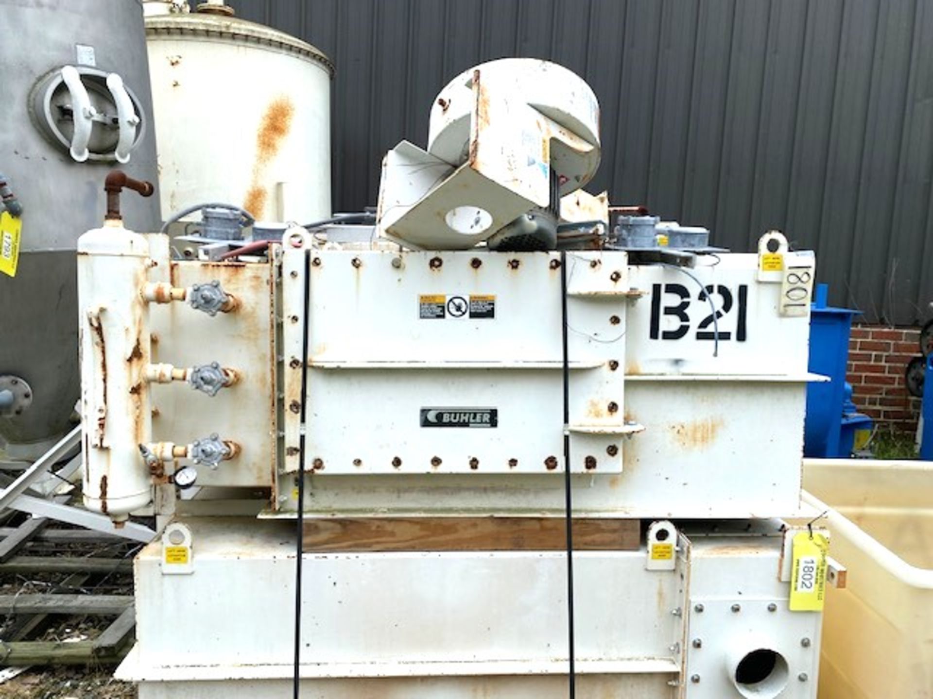 Lot Location: Greensboro NC 58 SQUARE FOOT FILTER AREA BUHLER HORIZONTAL MOUNTED BIN VENT FILTERS, P - Image 2 of 9