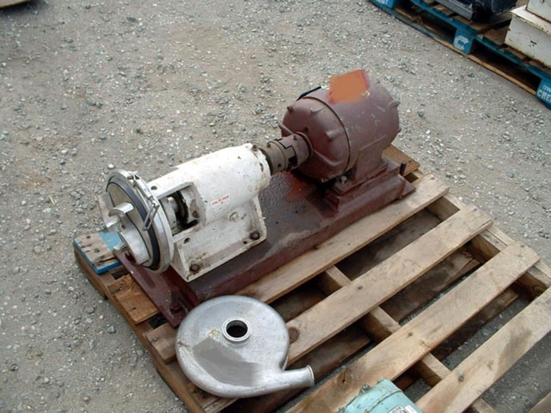 (Located in Morgan Hill, CA) Tri Clover Pump X, Model SP218TE-00A-S, 1.5 HP, 1735 RPM, 220/440