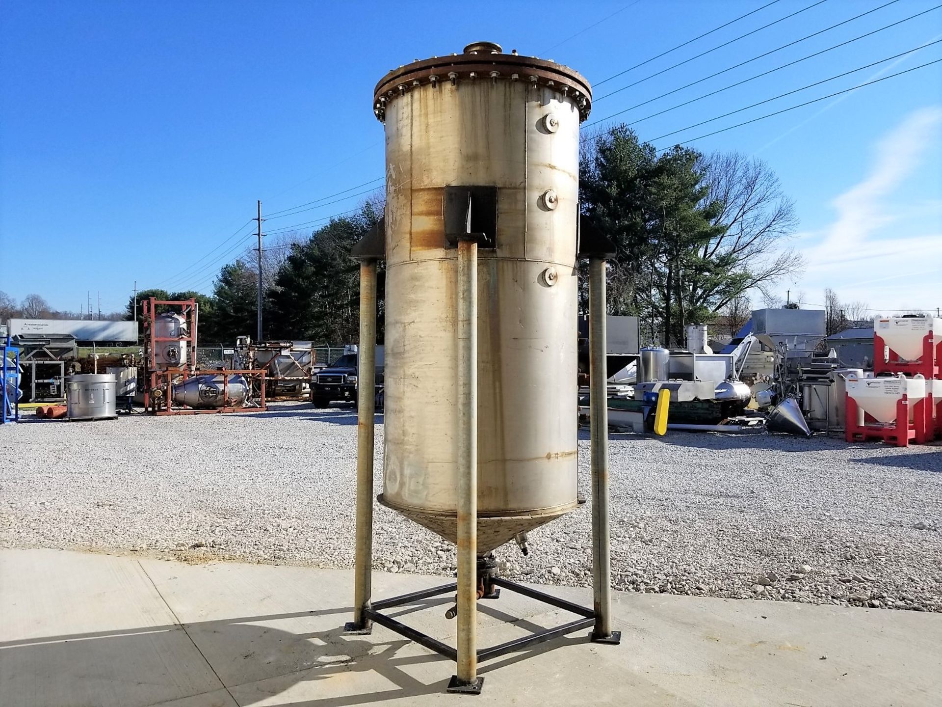 Lot Location: Greensboro NC 480 Gallon Stainless Steel Liquid Jacketed Tank - Image 2 of 18