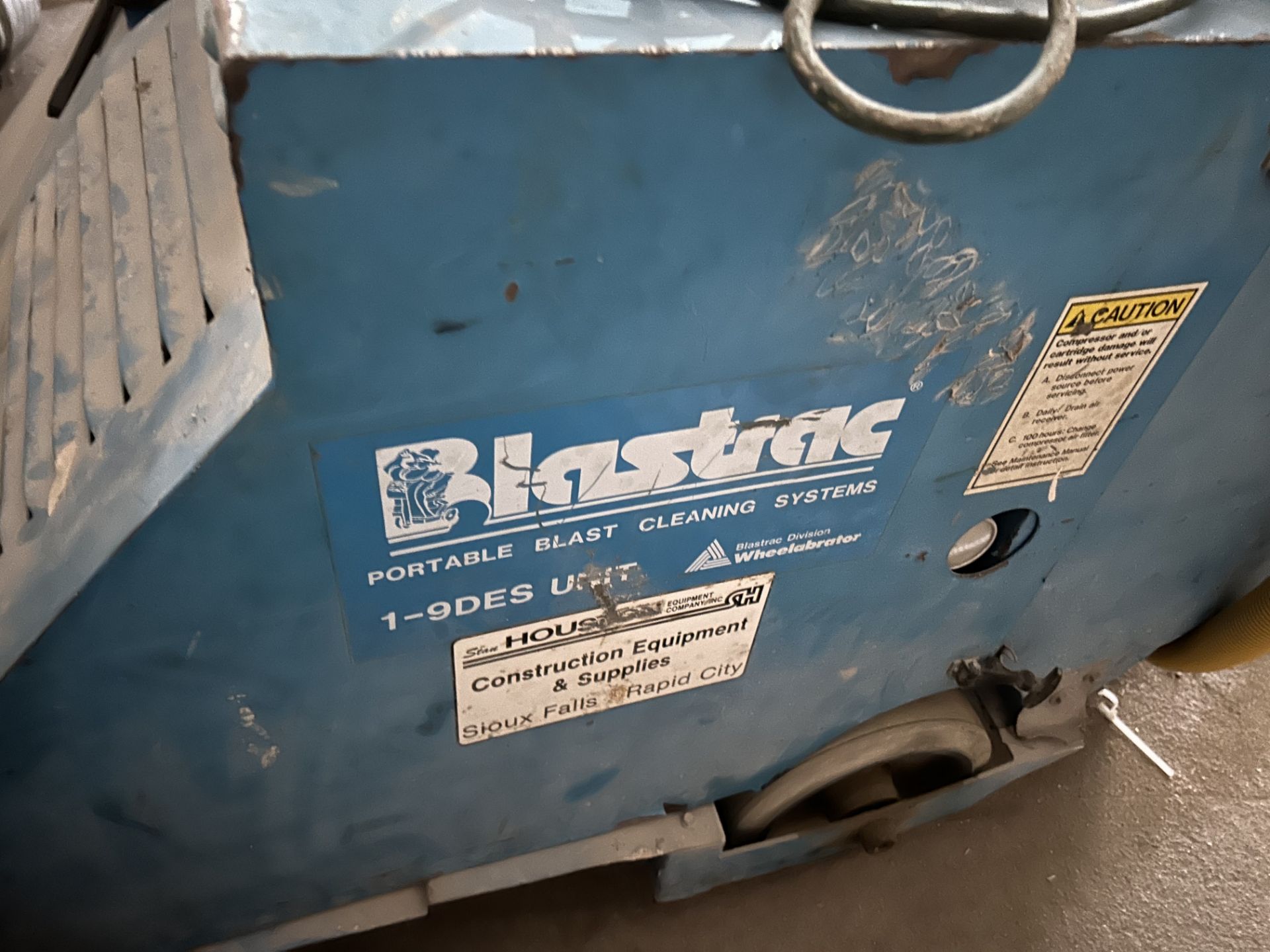 Lot Location: Hartley IA - Blastrac Portable Beed Blaster Cleaning System - Image 4 of 4