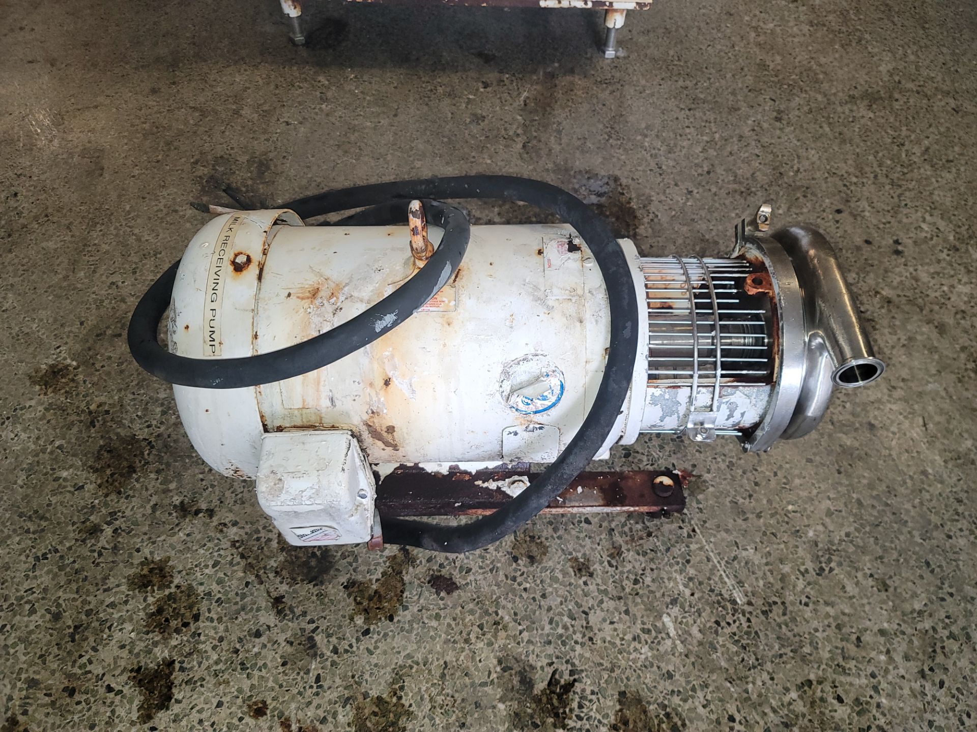 (Located in Belle Glade, FL) 20HP CENTRIFUGAL PUMP 3" INLET 1.5" OUTLET, Loading/Rigging Fee: $25 - Image 2 of 5