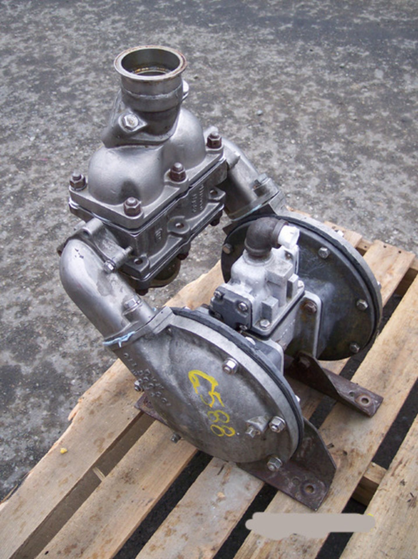 (Located in Morgan Hill, CA) Warren Rupp Sand Piper Diaphragm Pump, Type TGN-2-SS, Model S82-A - Image 2 of 2