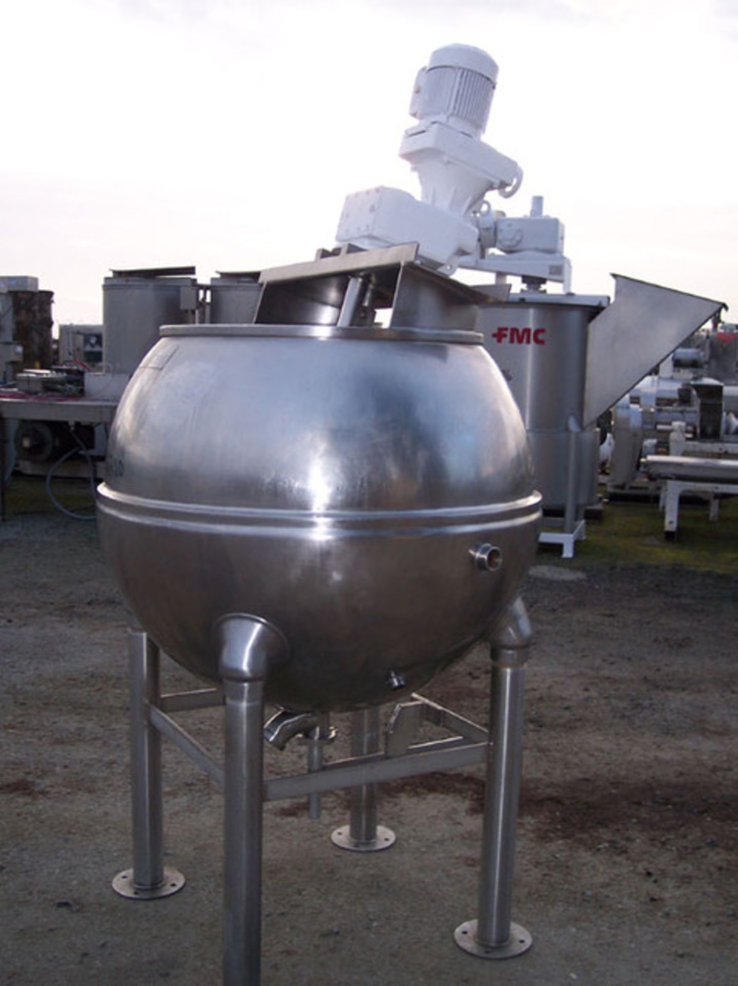 (Located in Morgan Hill, CA) Groen Kettle, Model INA-150, SN 129250, Groen Steam Jacketed Kettle - Bild 3 aus 7