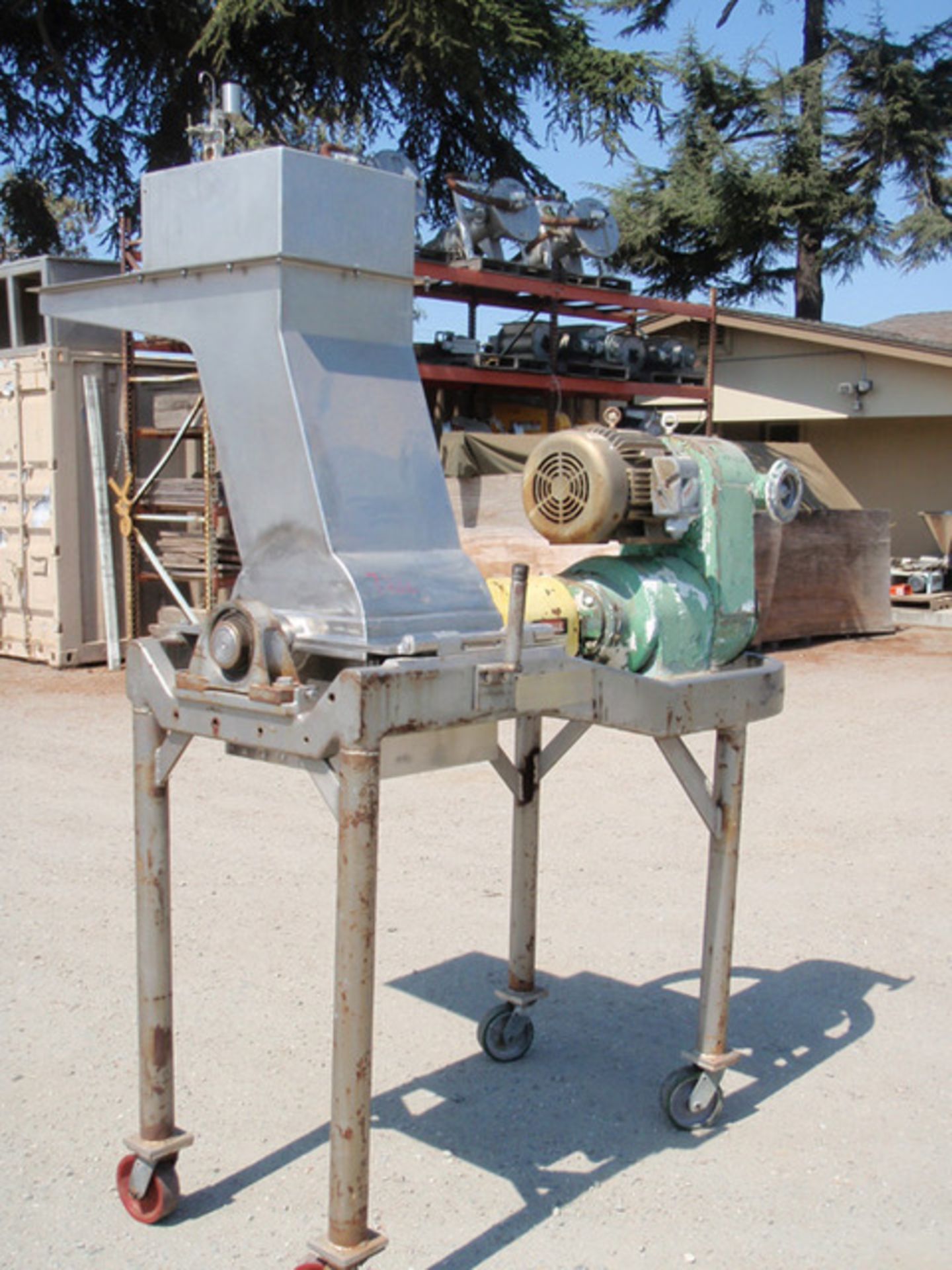 (Located in Morgan Hill, CA) Fitzpatrick Hydrauflaker, Model GR14 x 14D, SN 638, S/S Product Contact