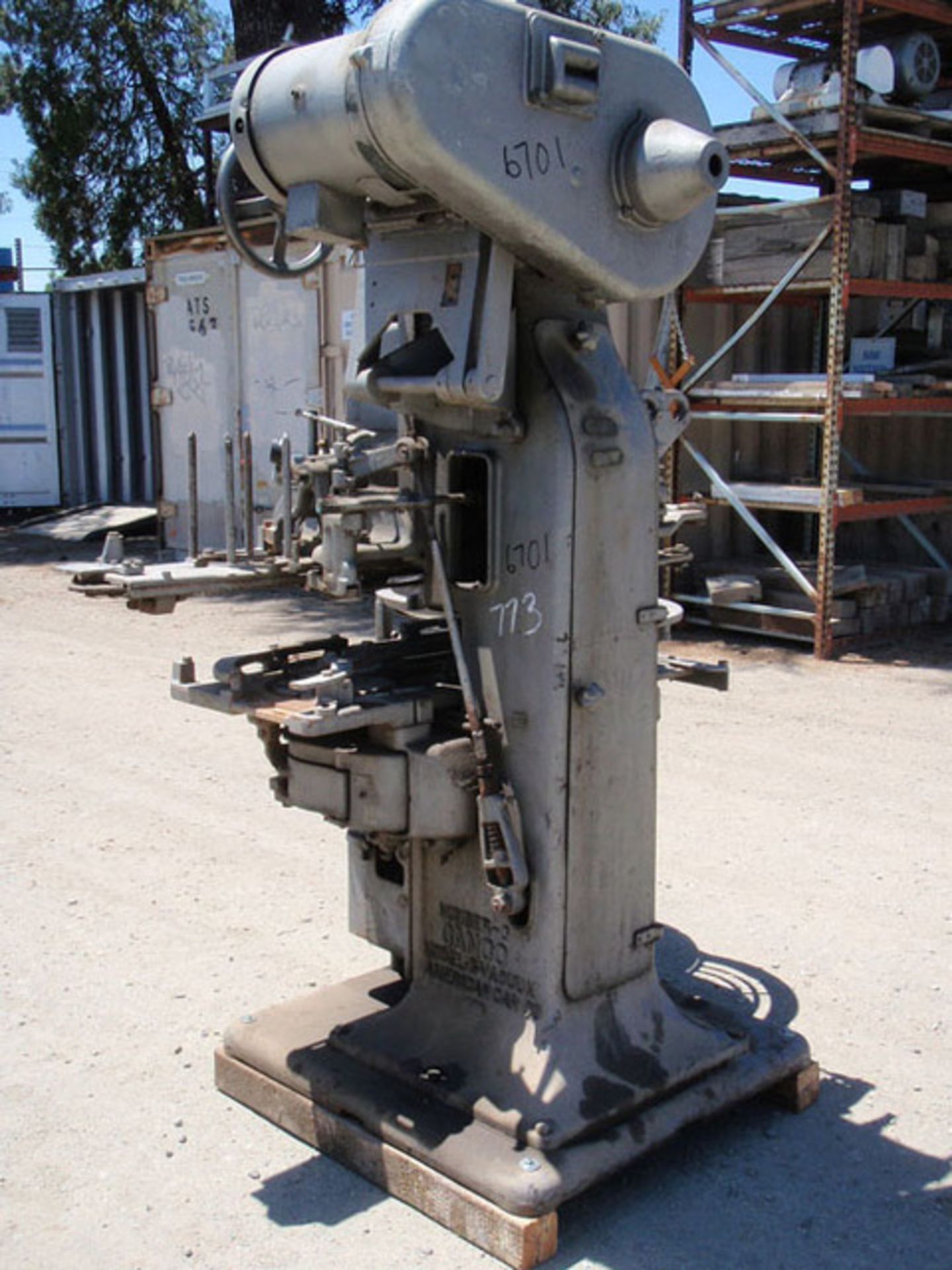 (Located in Morgan Hill, CA) American Can Canco Can Seamer, Model Canco 08 Vacuum, Type C - Image 4 of 4