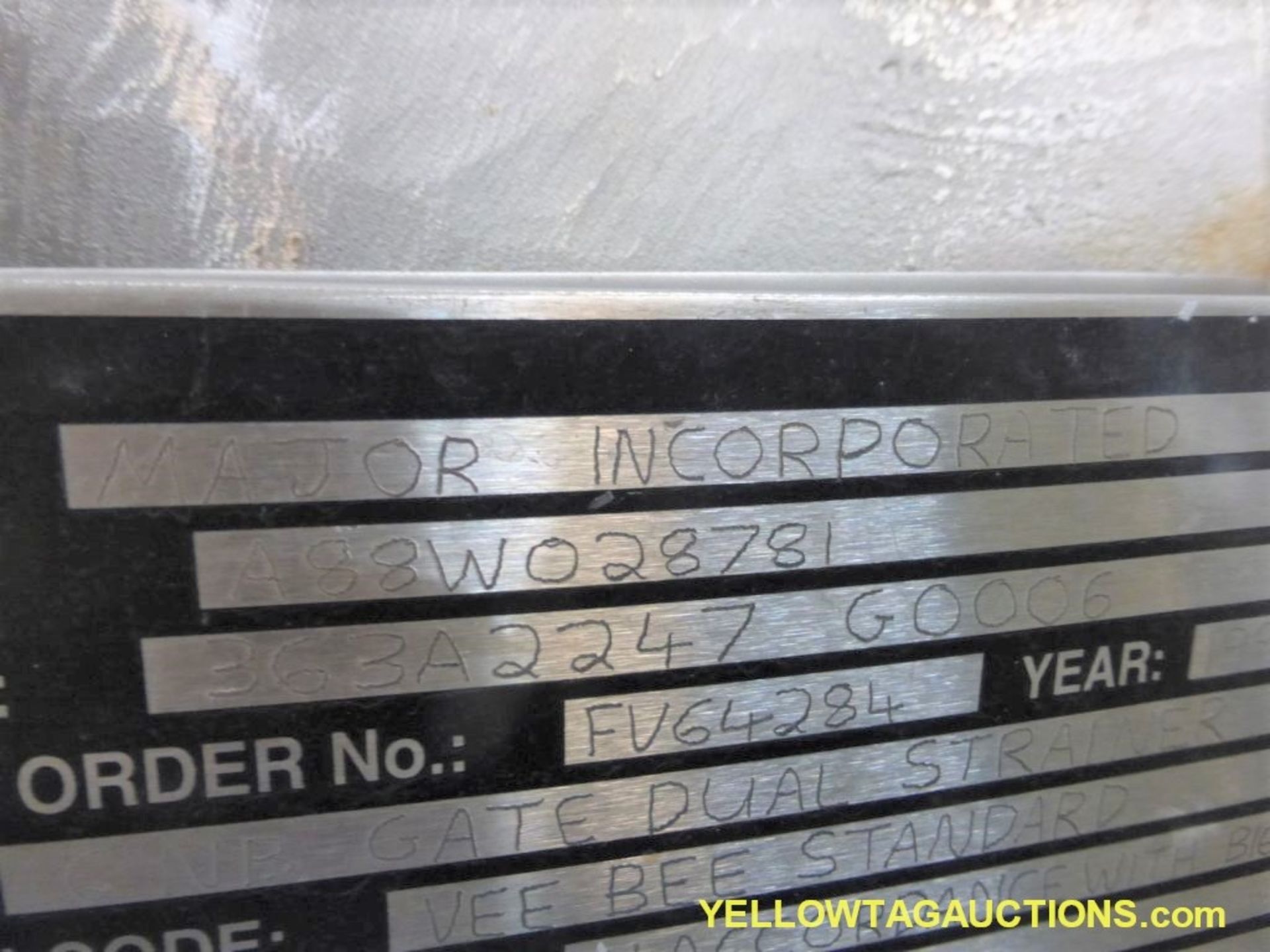 Lot Location: Greensboro NC 6'' Vee Bee Trelleborg Standard Screw Gate NB Gate Dual Strainer, UNUSED - Image 6 of 15