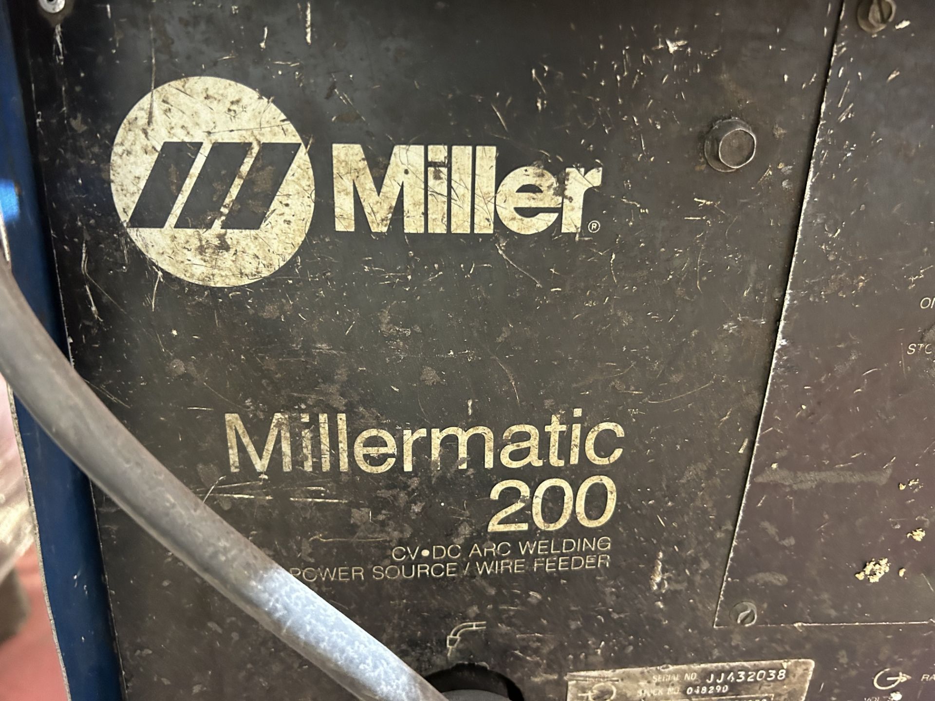Lot Location: Hartley IA - Miller Welder Millermatic 200, Welding Cart, & Tank - Image 2 of 4