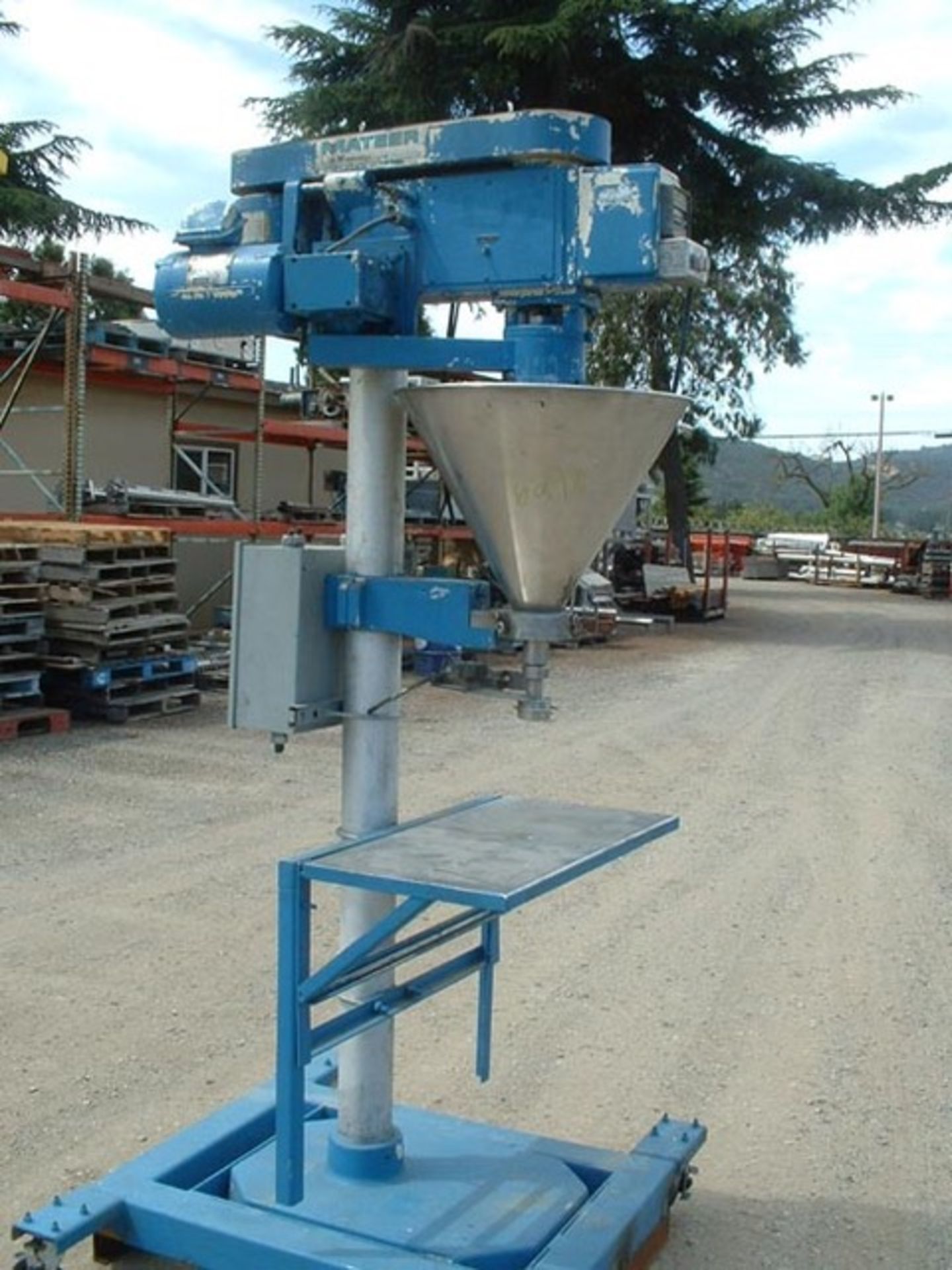 (Located in Morgan Hill, CA) Mateer Filler, Model 31-A, SN 6018, Digi Count, 1/3 HP, 230/460 Volt