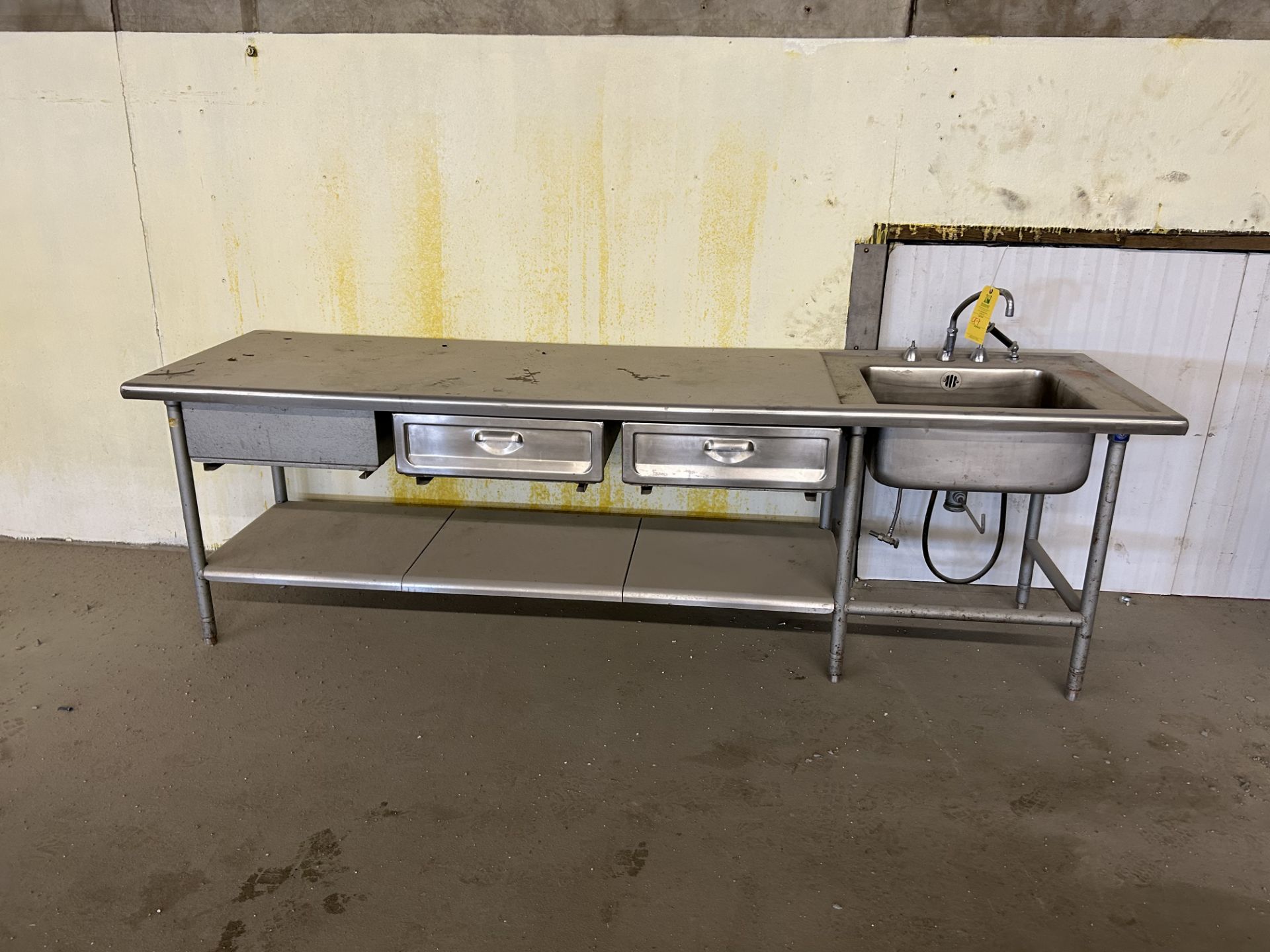 Lot Location: Hartley IA - Stainless Wash Sink