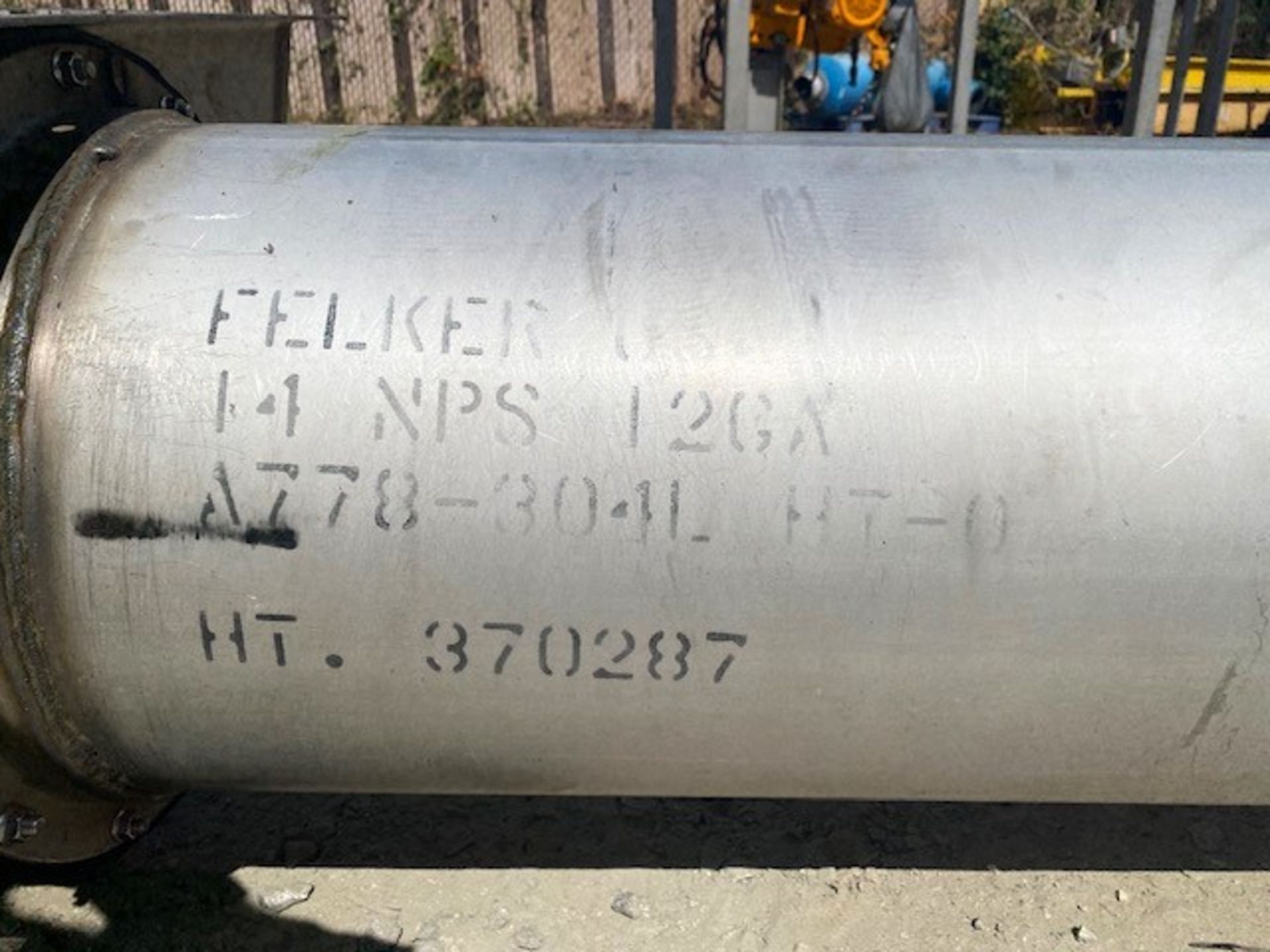 Lot Location: Greensboro NC 12" diameter x 150" long Laidig stainless steel screw conveyor - Image 14 of 19